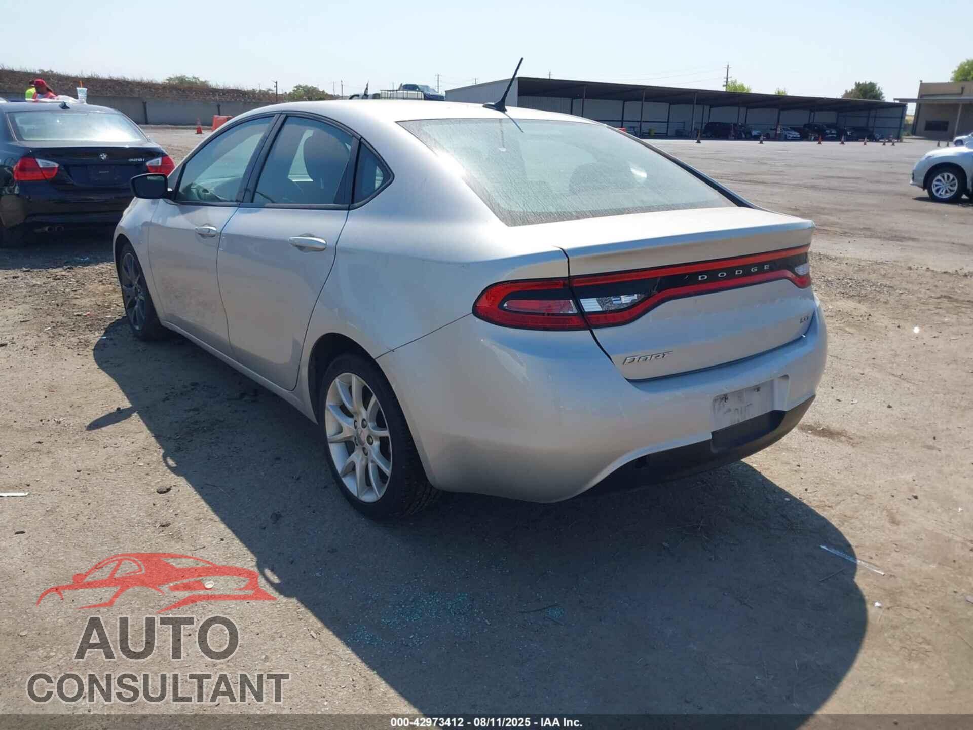 DODGE DART 2013 - 1C3CDFBA9DD152176