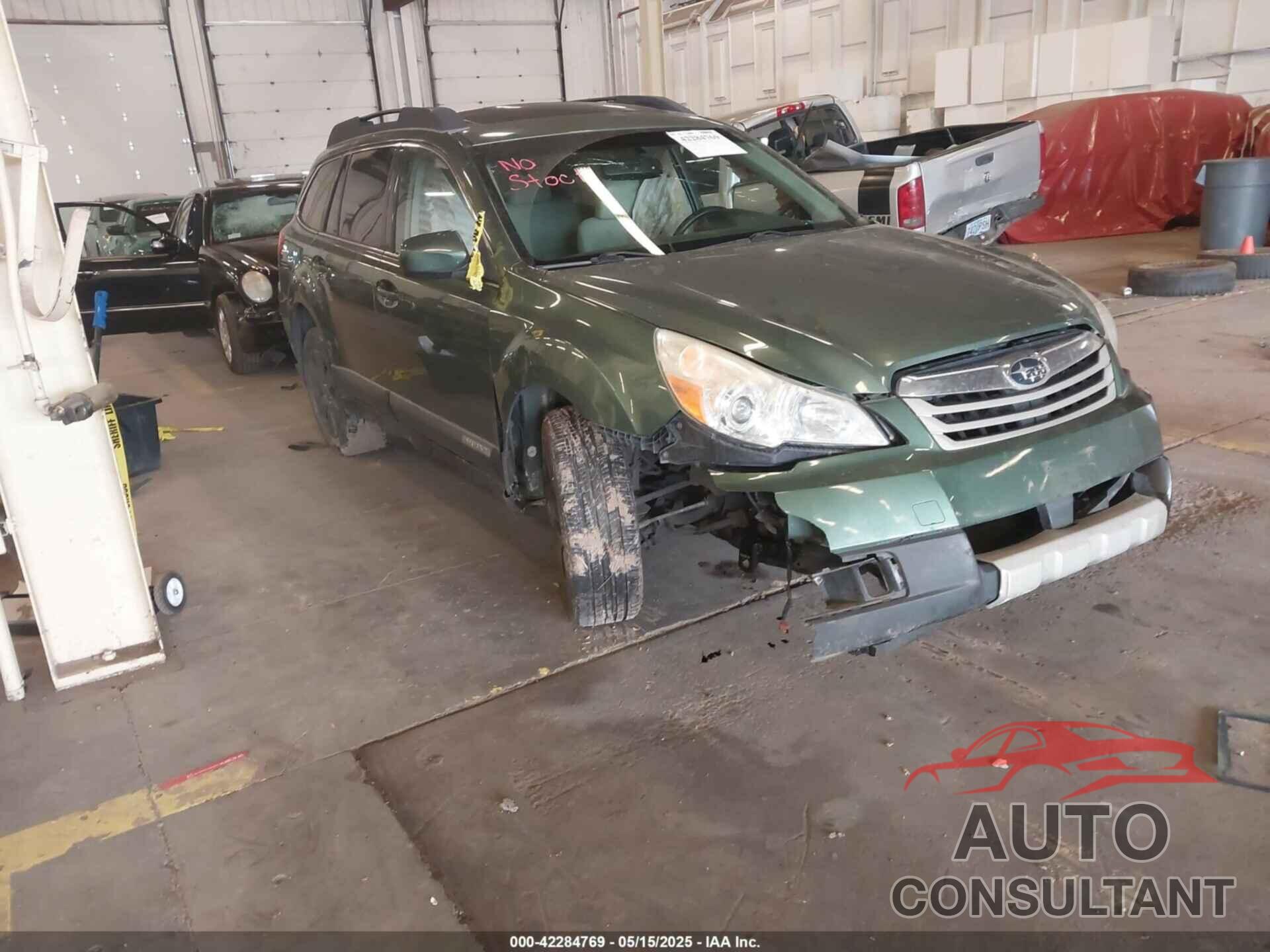SUBARU OUTBACK 2012 - 4S4BRBKC2C3269259