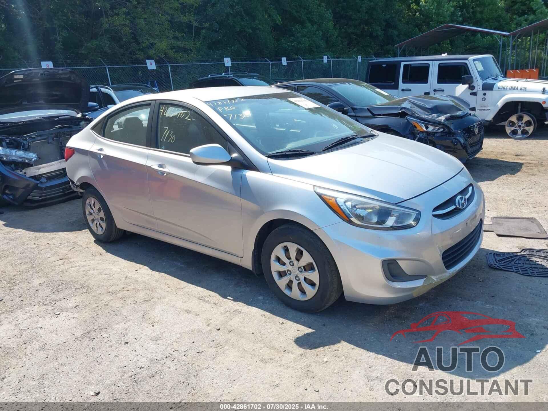 HYUNDAI ACCENT 2015 - KMHCT4AEXFU923122