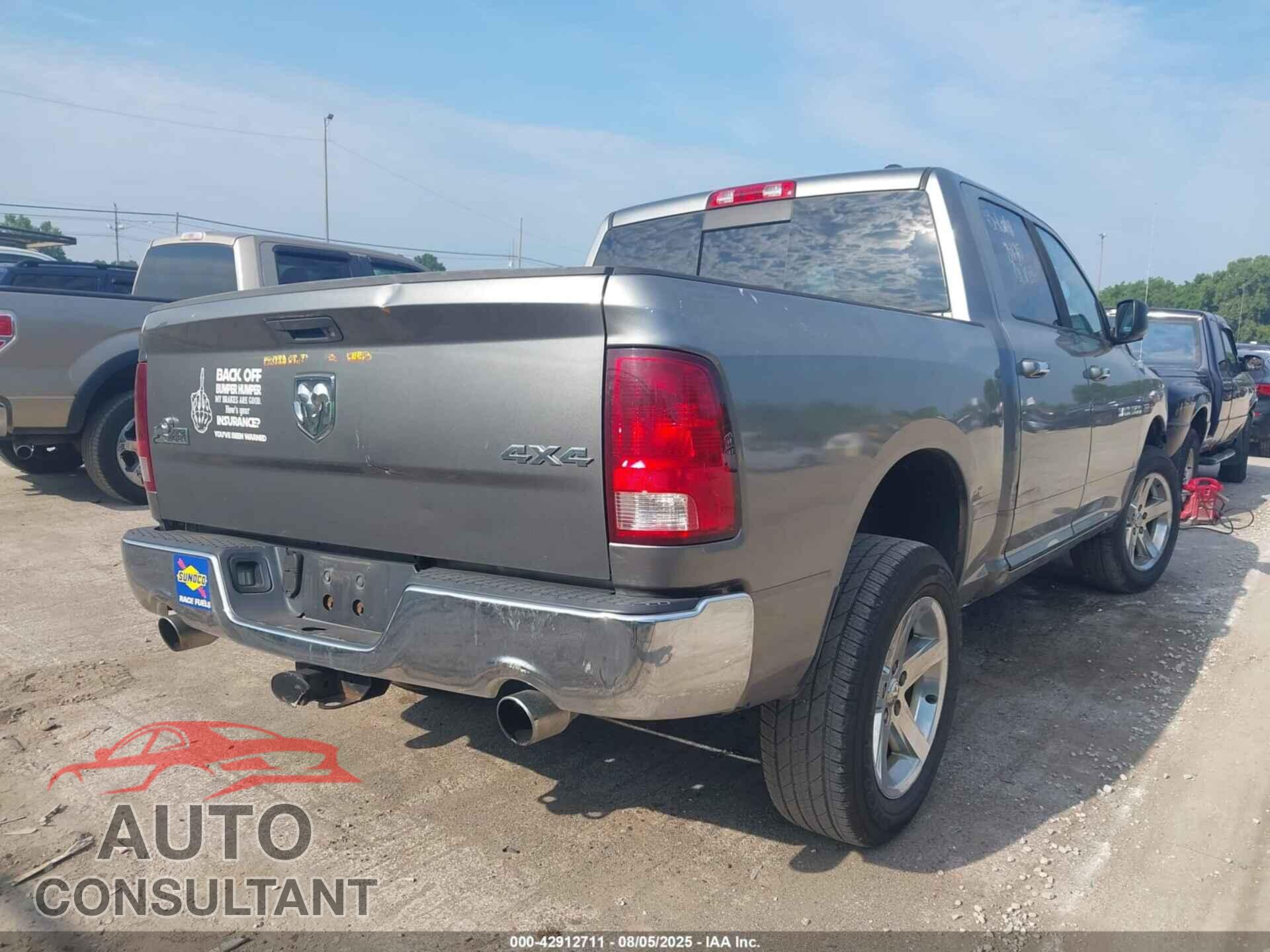RAM 1500 2012 - 1C6RD7LT5CS290696