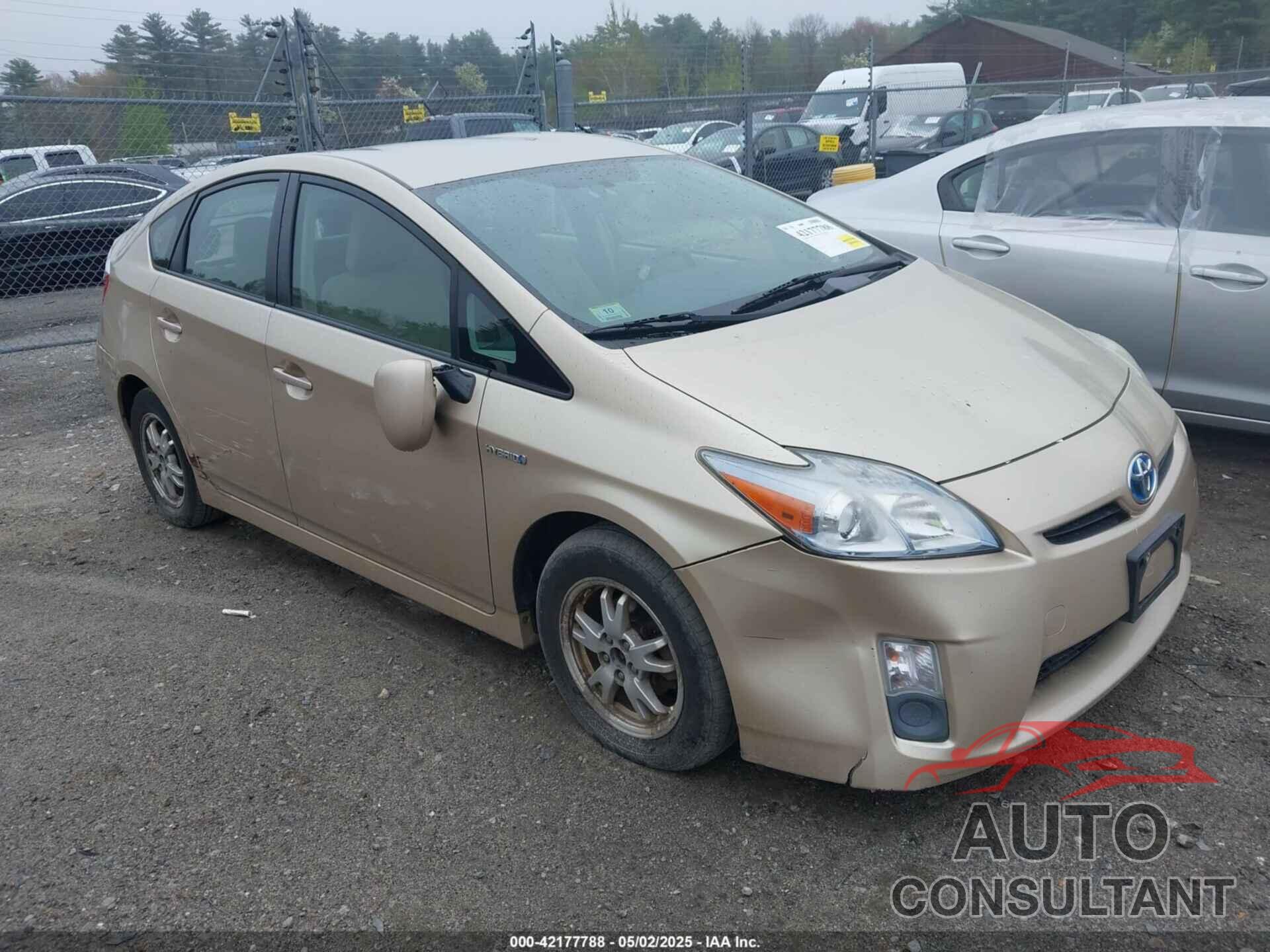 TOYOTA PRIUS 2010 - JTDKN3DU0A1034623