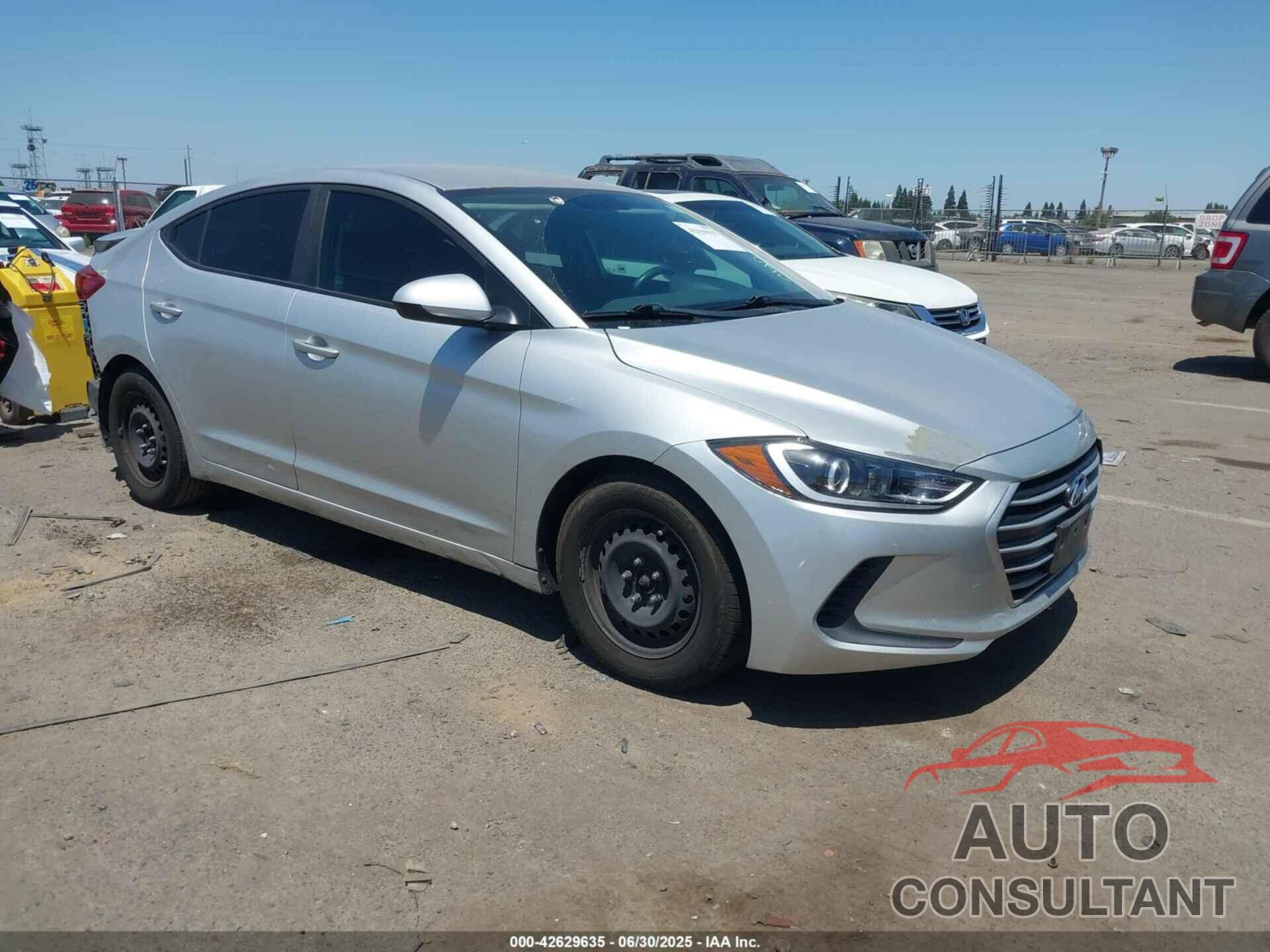HYUNDAI ELANTRA 2017 - 5NPD74LF2HH202793