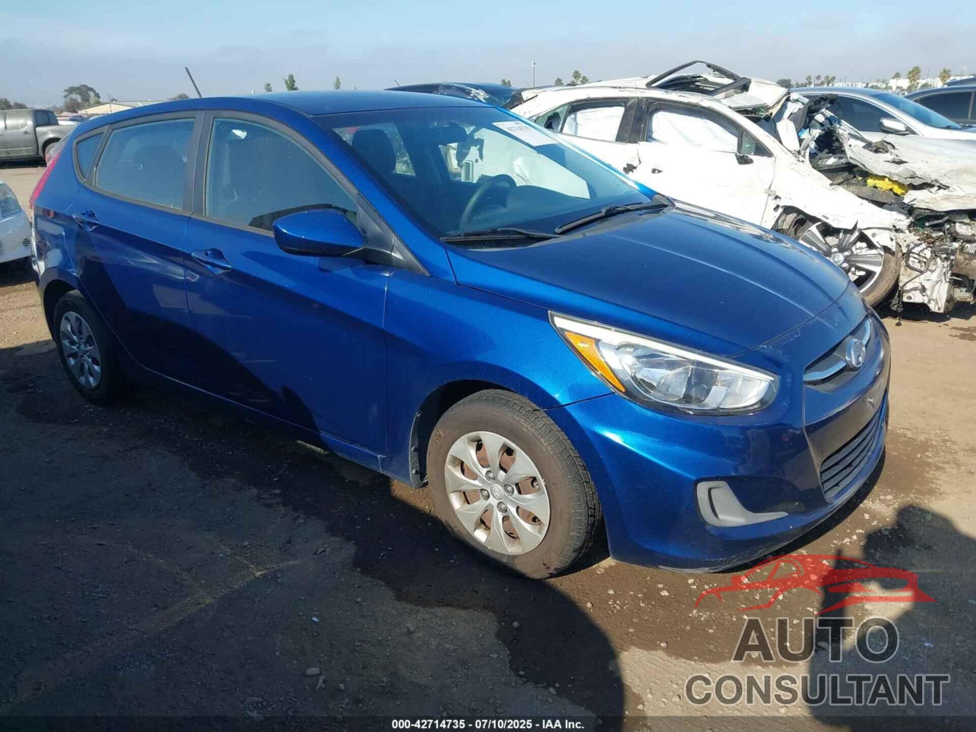 HYUNDAI ACCENT 2016 - KMHCT5AE5GU251686