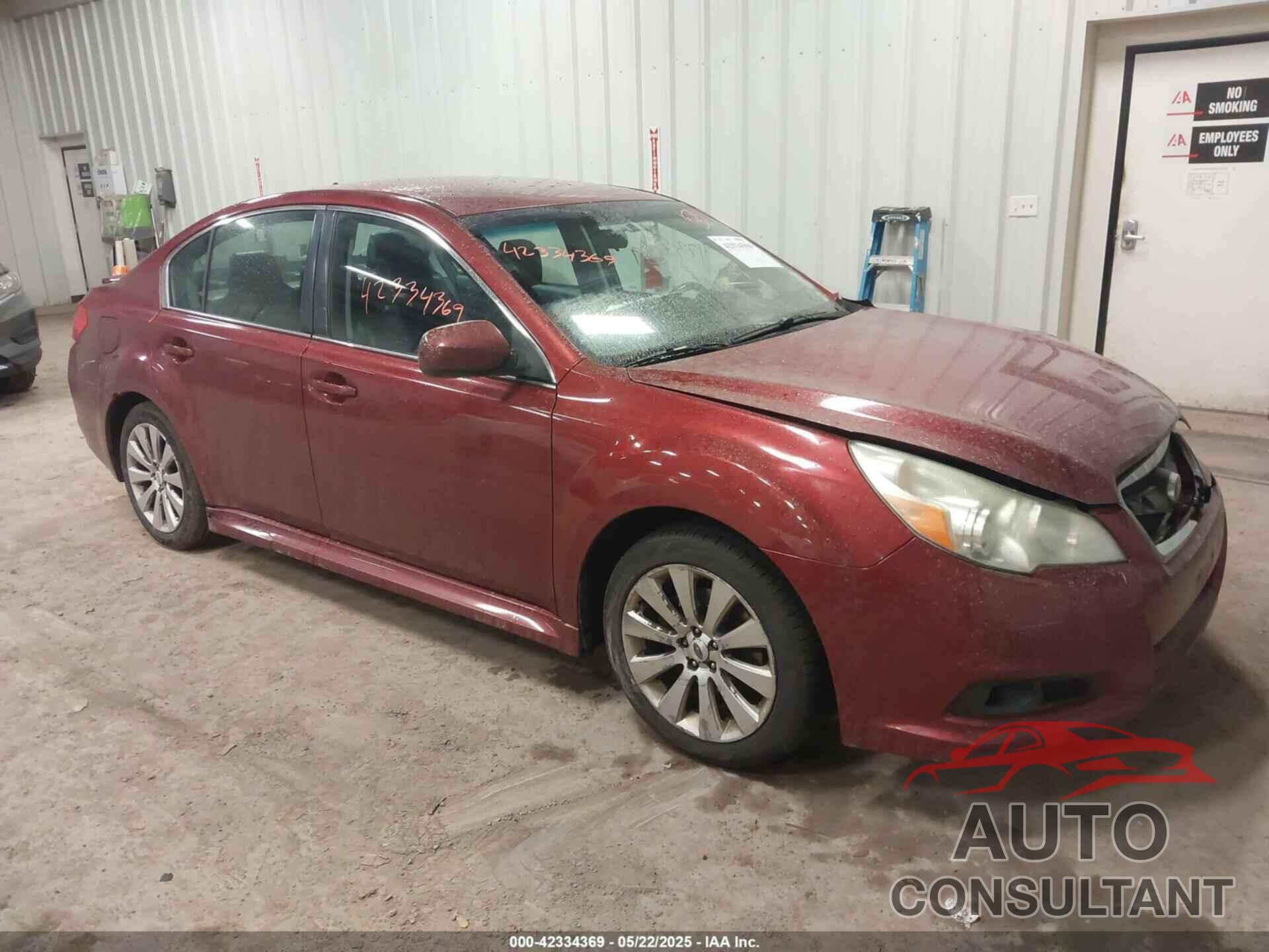 SUBARU LEGACY 2012 - 4S3BMBJ69C3023548