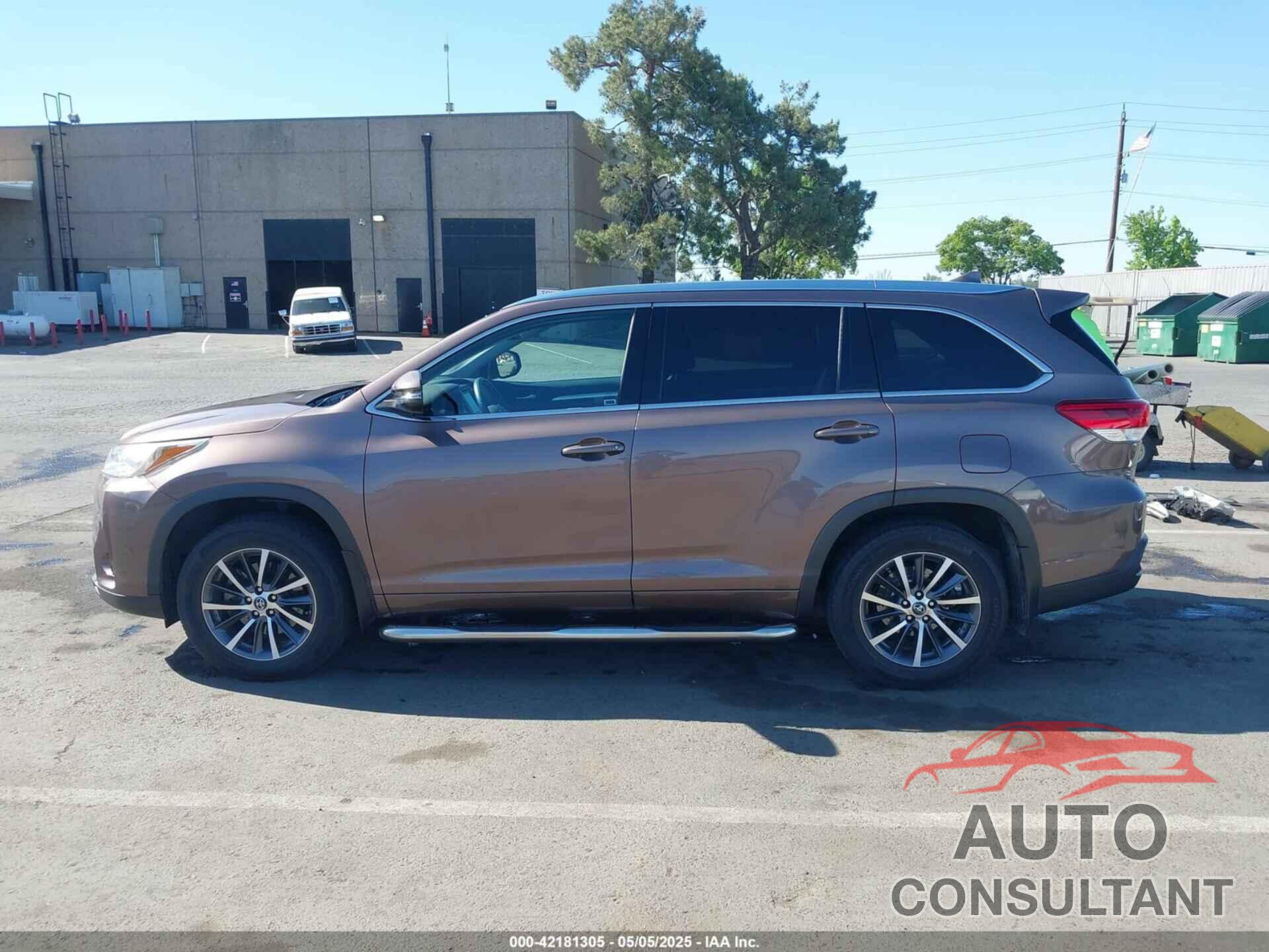 TOYOTA HIGHLANDER 2017 - 5TDJZRFH4HS419151