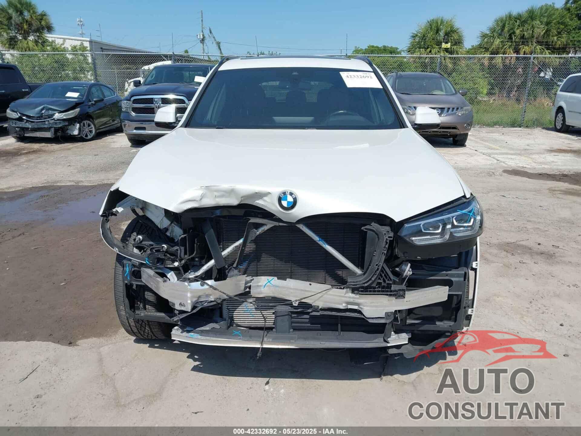 BMW X3 2022 - 5UX53DP06N9K02837