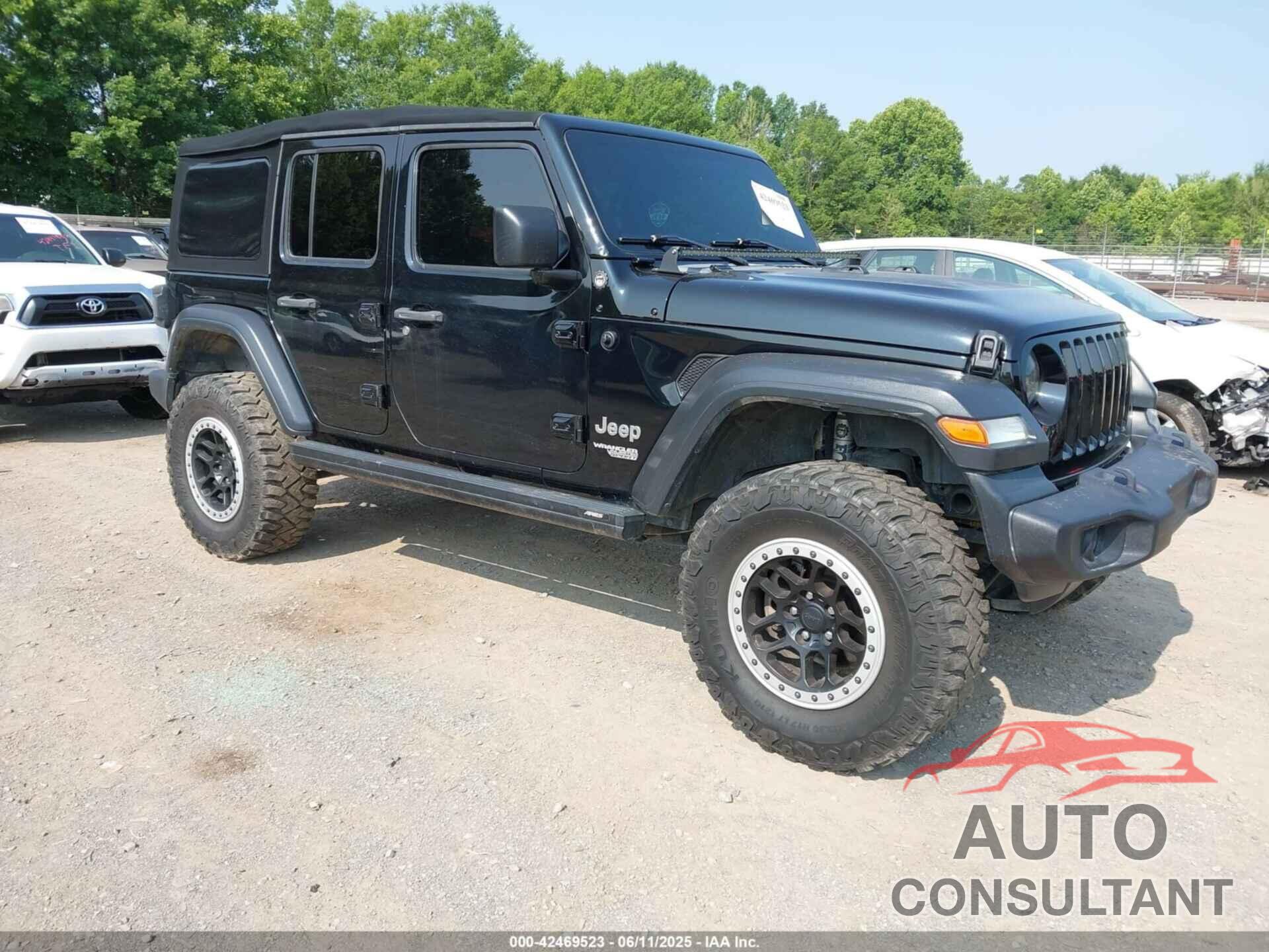 JEEP WRANGLER UNLIMITED 2018 - 1C4HJXDG7JW154672