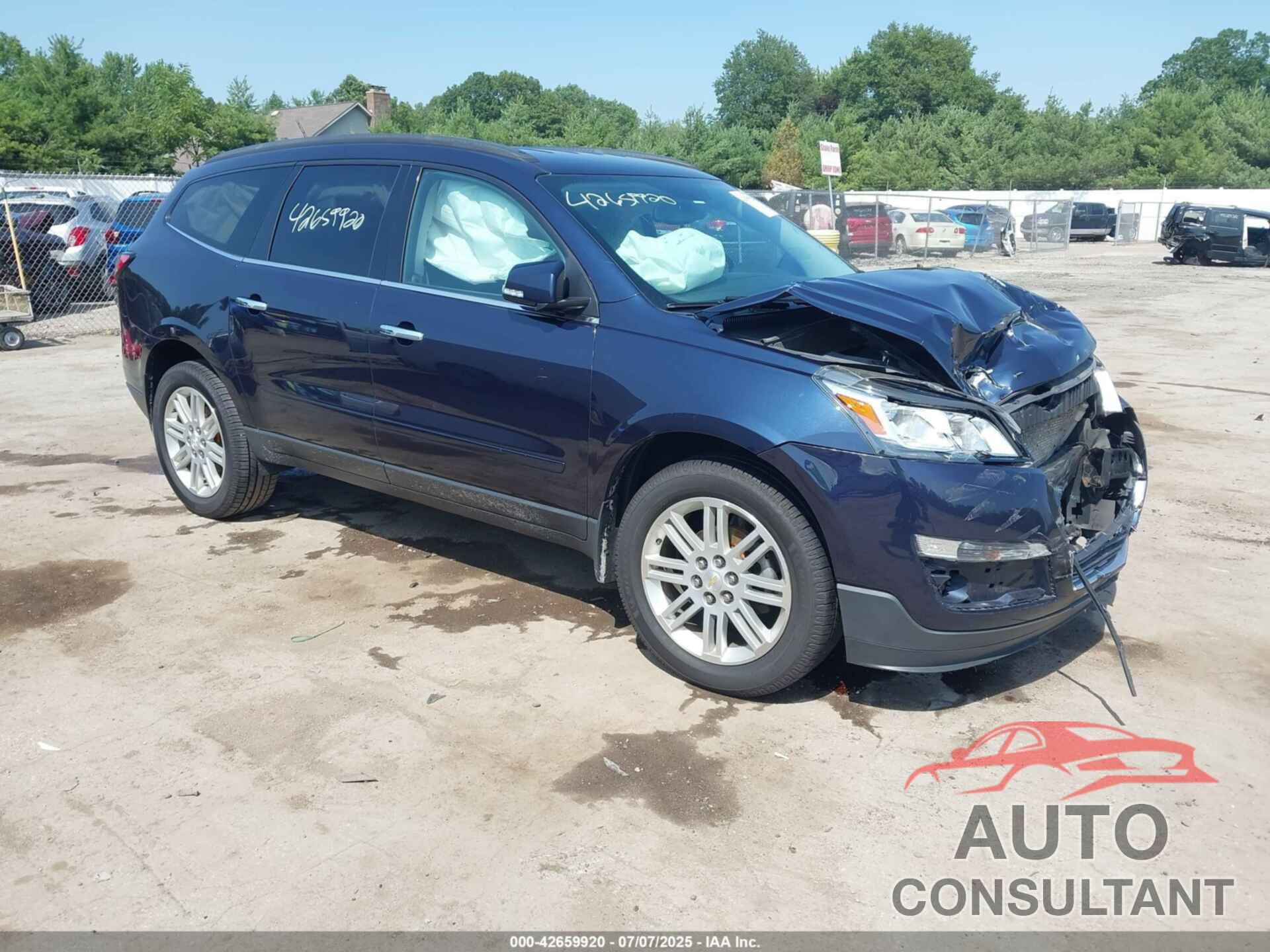 CHEVROLET TRAVERSE 2015 - 1GNKRGKD2FJ214196