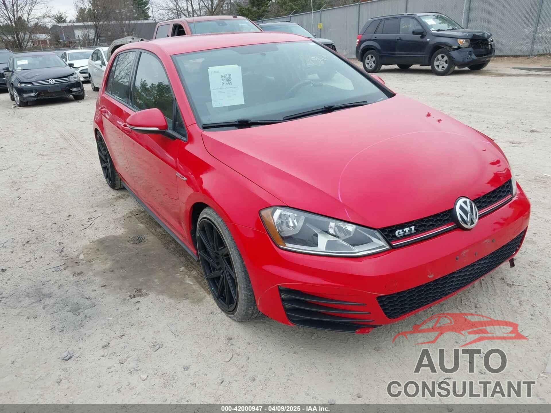 VOLKSWAGEN GOLF GTI 2016 - 3VW4T7AU0GM017999