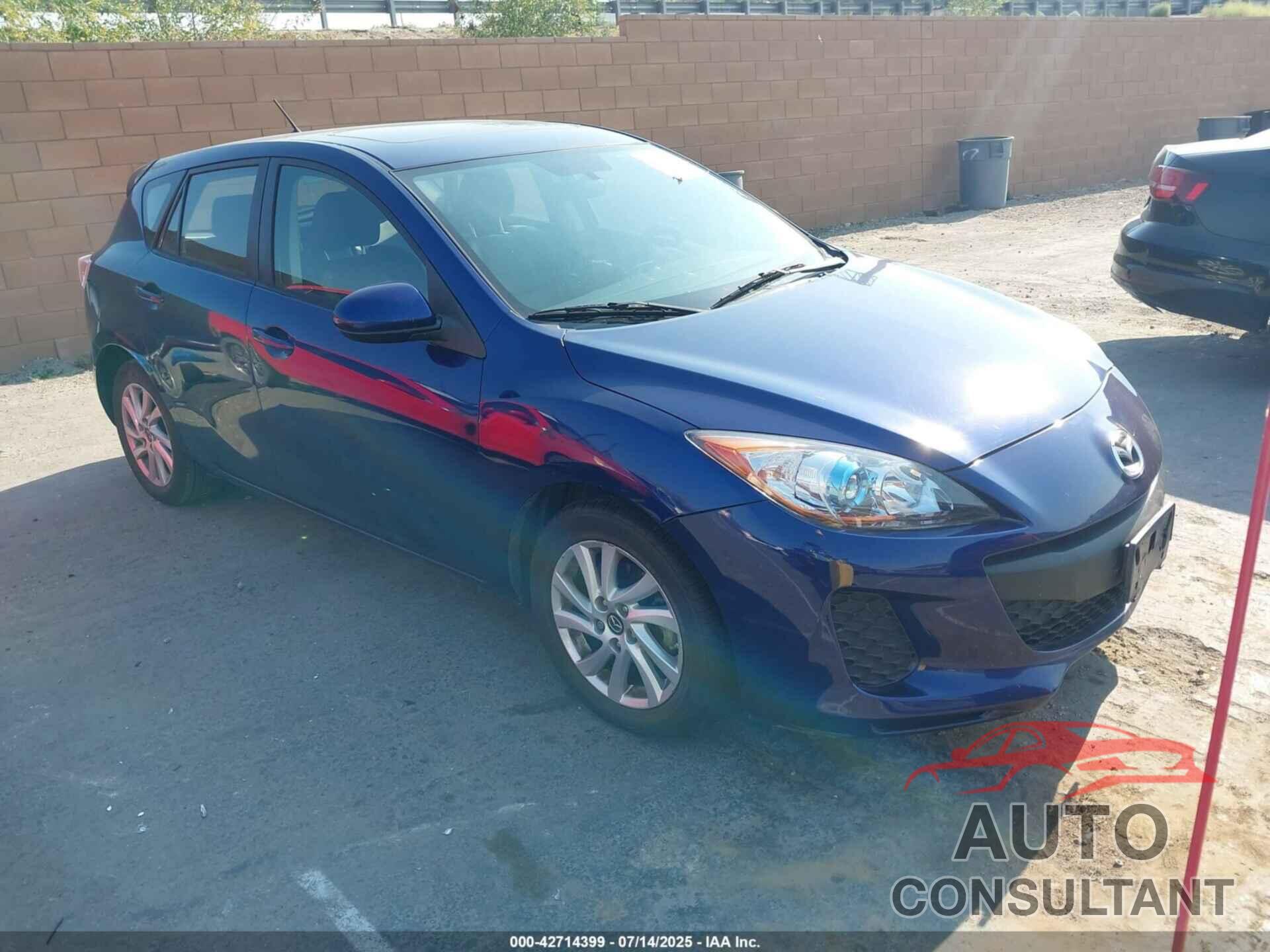 MAZDA MAZDA3 2013 - JM1BL1MP8D1720966