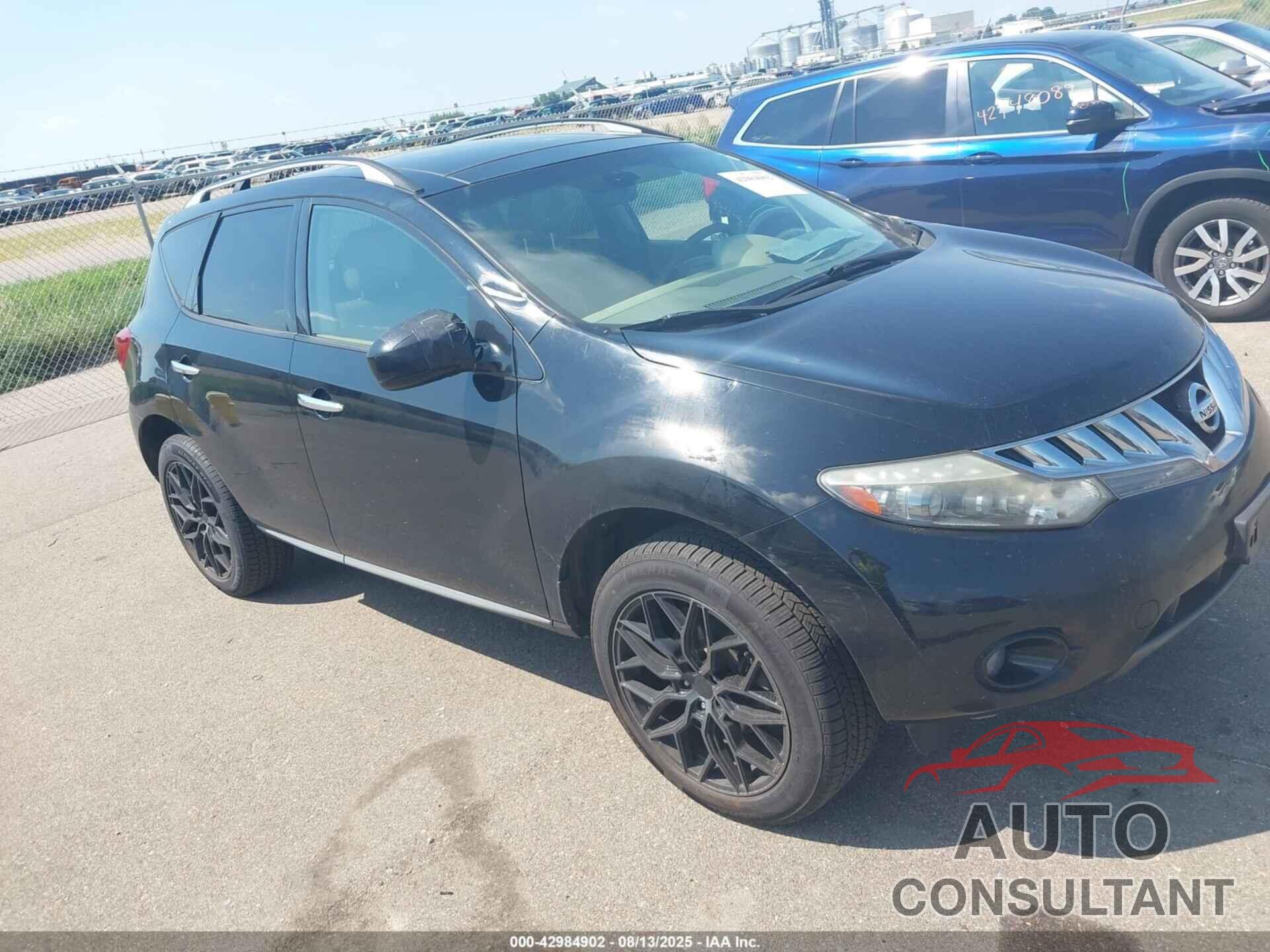 NISSAN MURANO 2010 - JN8AZ1MW1AW121086