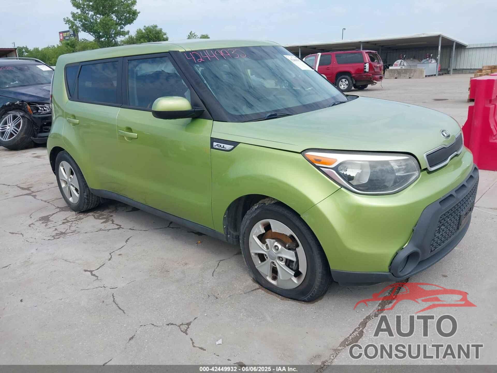 KIA SOUL 2015 - KNDJN2A2XF7748420