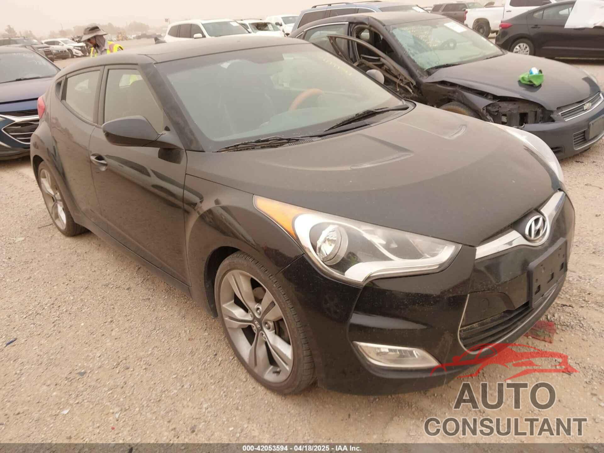 HYUNDAI VELOSTER 2013 - KMHTC6AD8DU178886