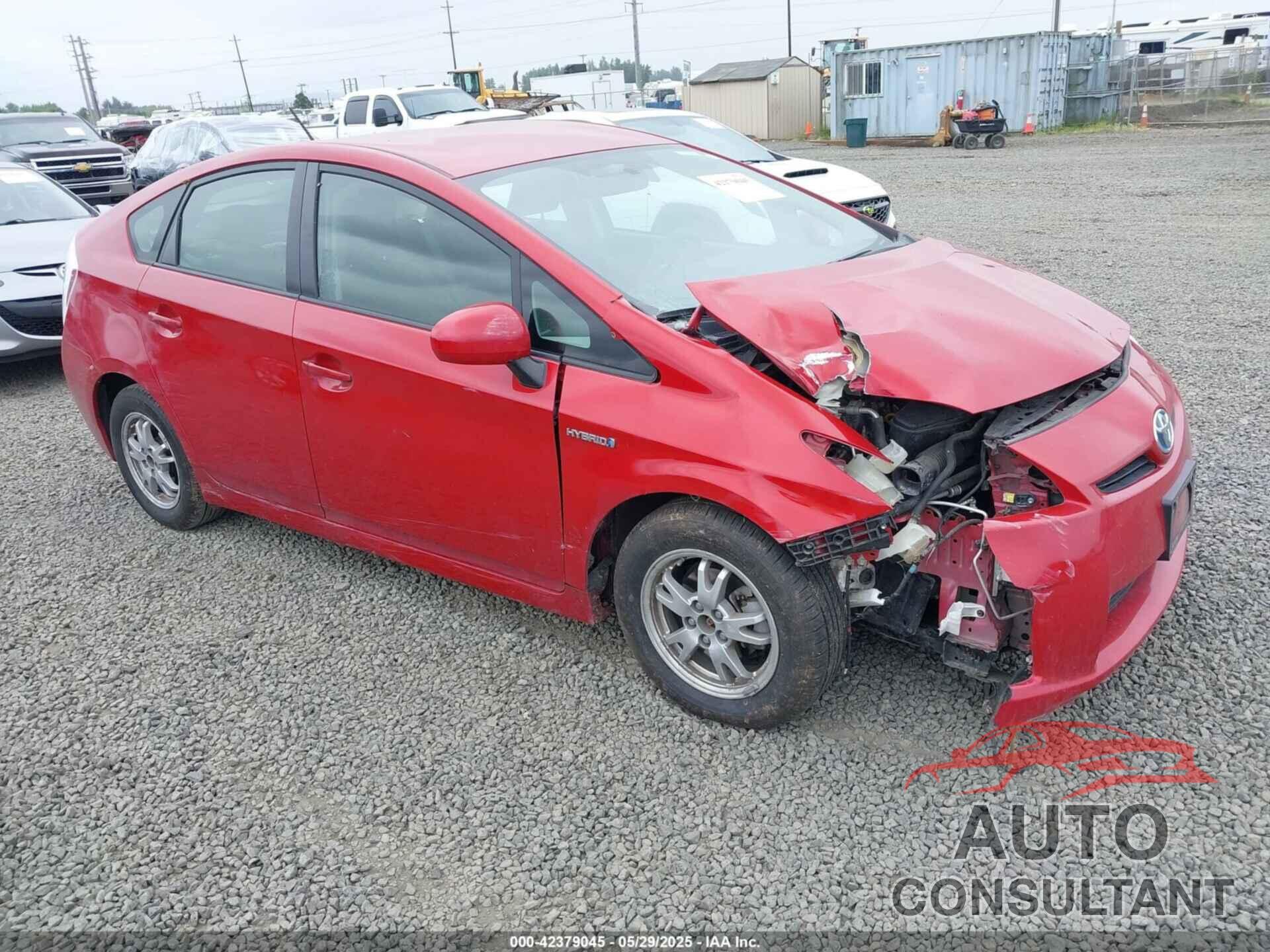 TOYOTA PRIUS 2010 - JTDKN3DUXA5217617