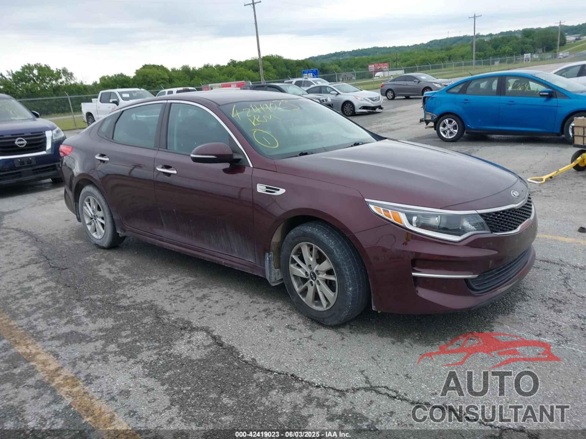 KIA OPTIMA 2016 - 5XXGT4L36GG120395