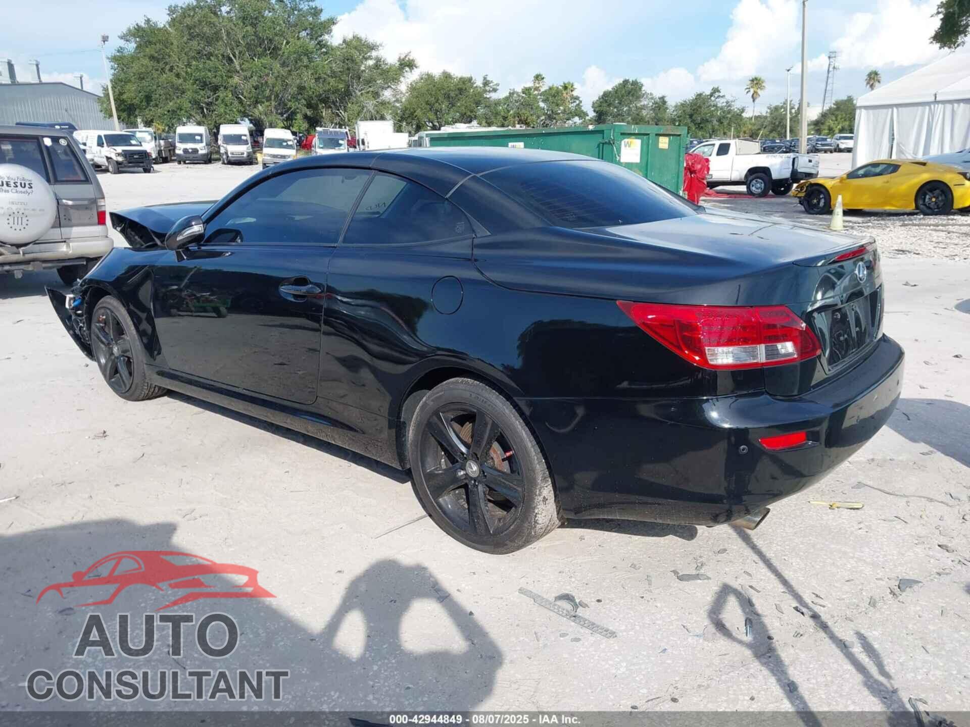 LEXUS IS 250C 2012 - JTHFF2C28C2523601