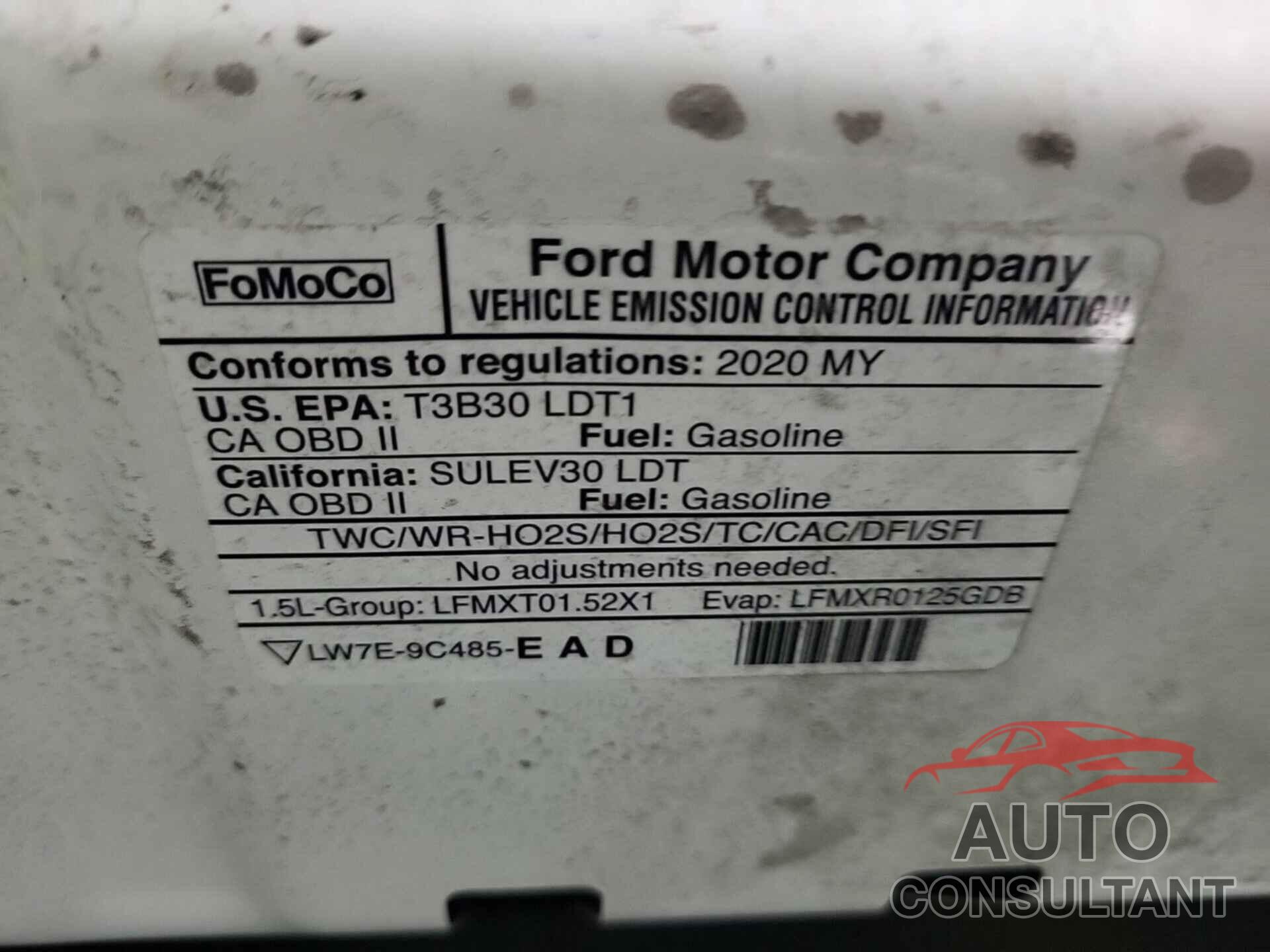 FORD ESCAPE 2020 - 1FMCU0H69LUB07826