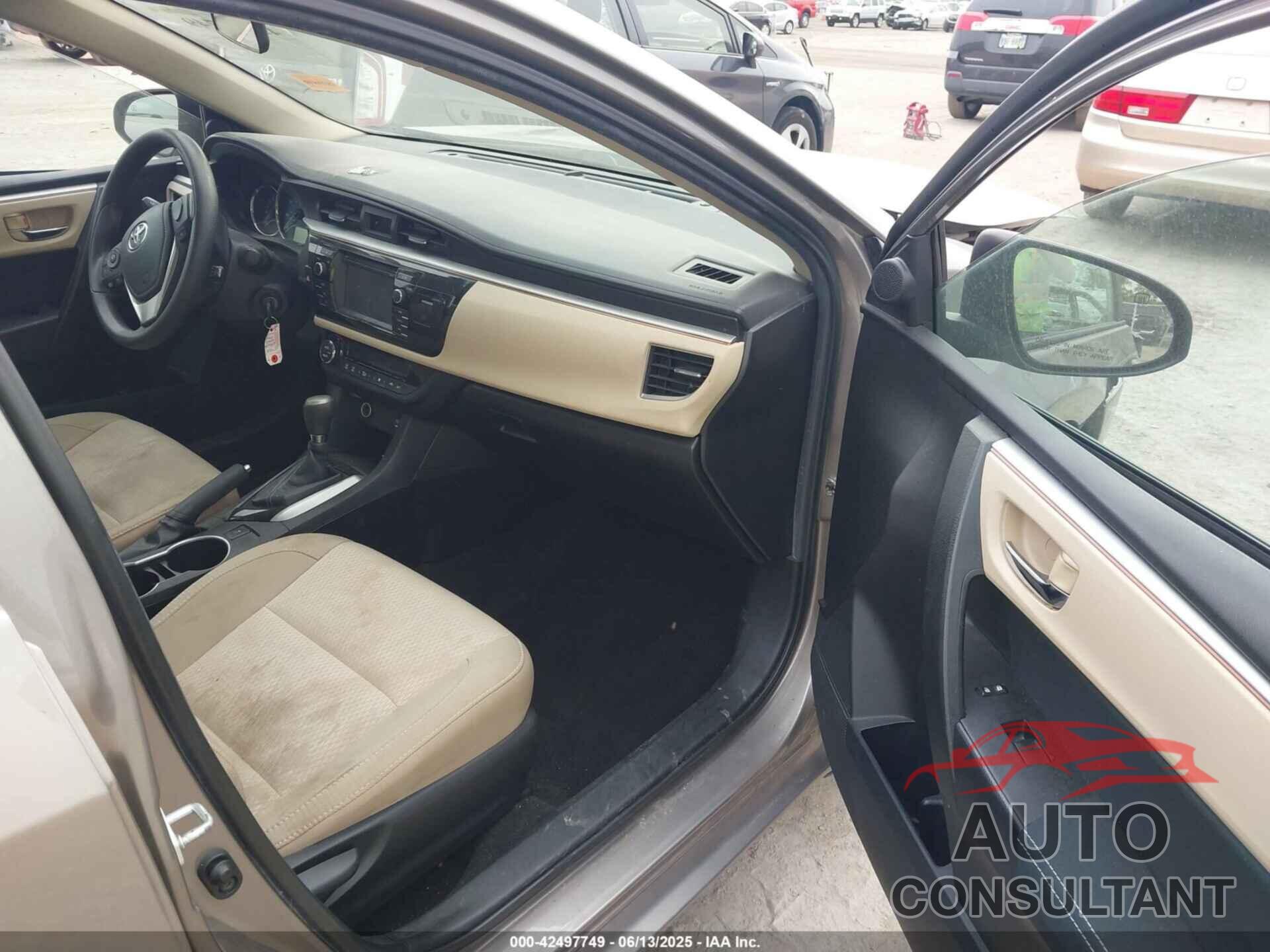 TOYOTA COROLLA 2015 - 2T1BURHE9FC458278