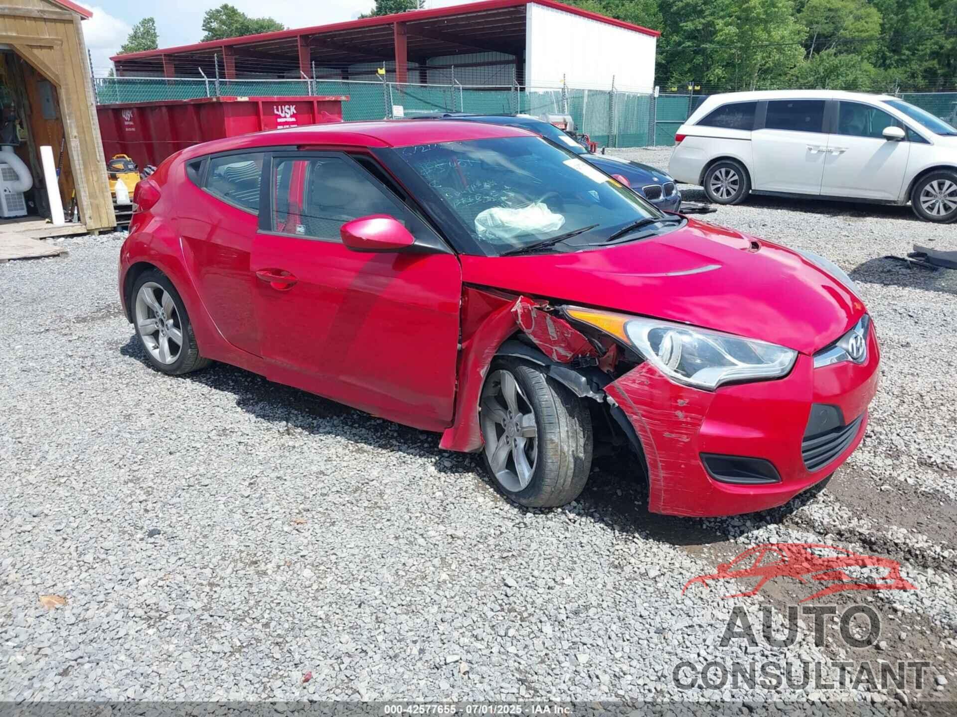 HYUNDAI VELOSTER 2013 - KMHTC6AD3DU095401