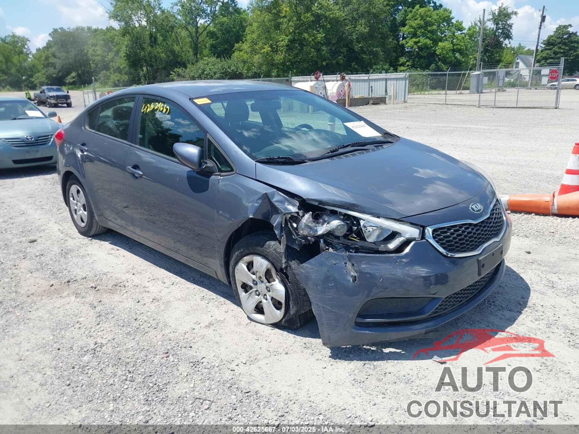 KIA FORTE 2016 - KNAFK4A6XG5554154