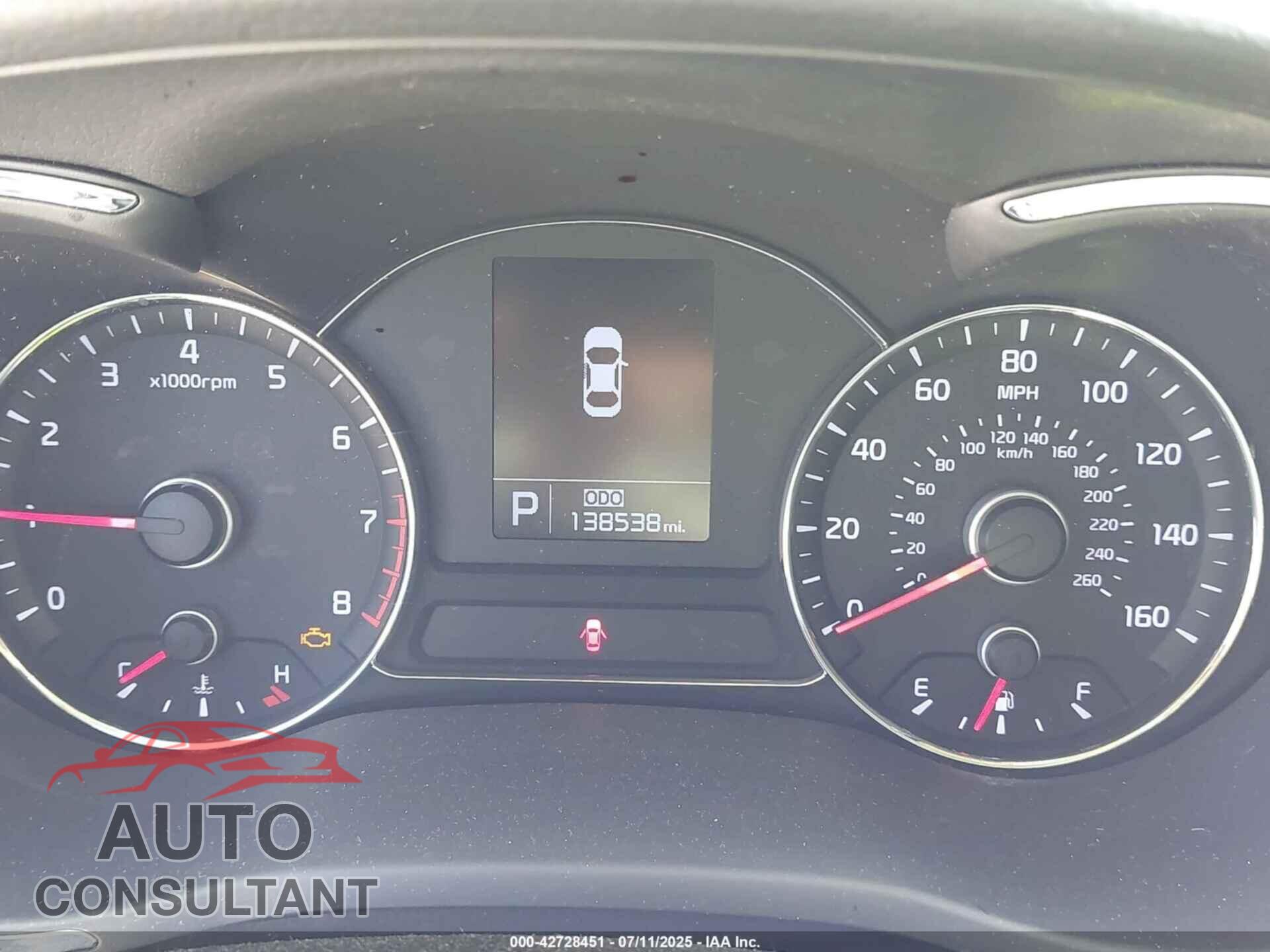 KIA FORTE 2016 - KNAFX4A85G5451503