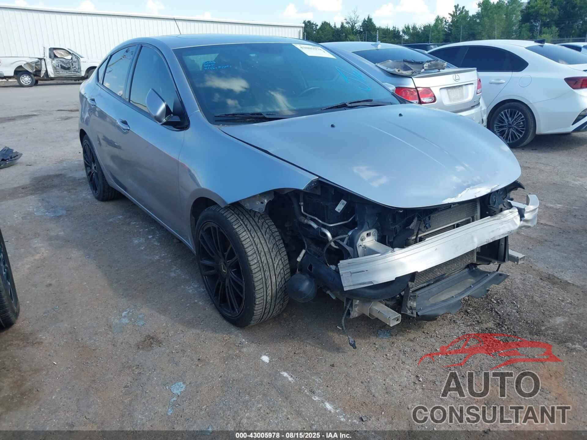 DODGE DART 2015 - 1C3CDFEB7FD112511