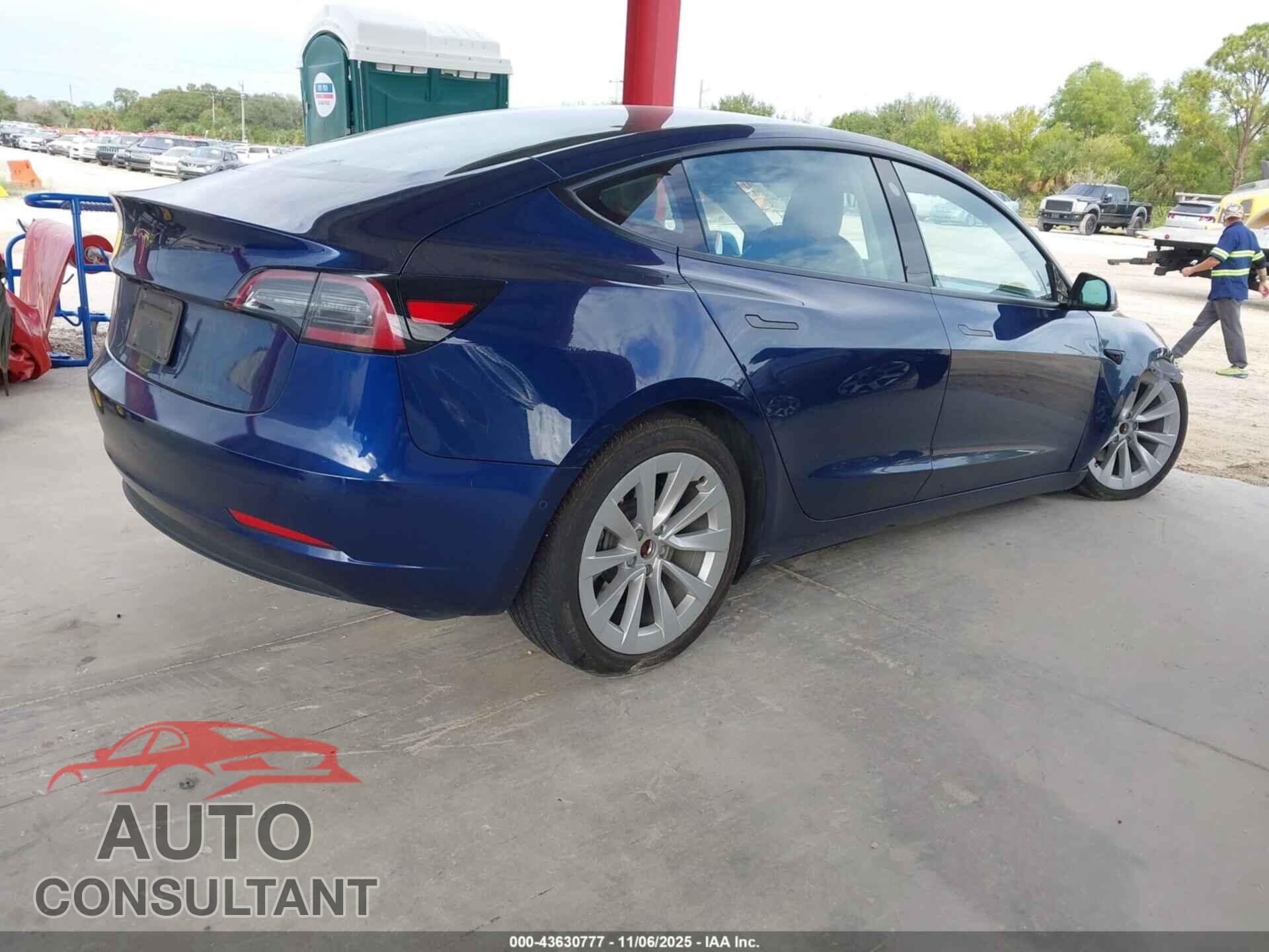 TESLA MODEL 3 2022 - 5YJ3E1EA7NF190832