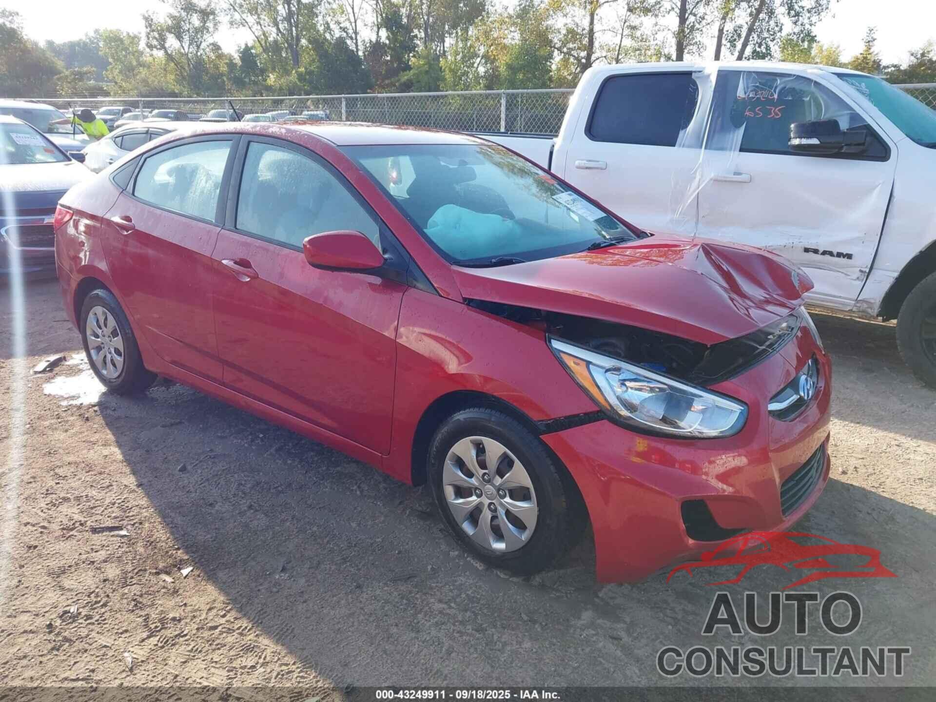 HYUNDAI ACCENT 2017 - KMHCT4AEXHU355800