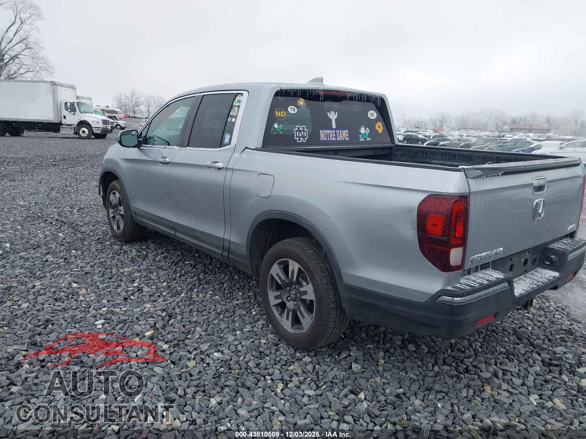 HONDA RIDGELINE 2017 - 5FPYK3F53HB014724