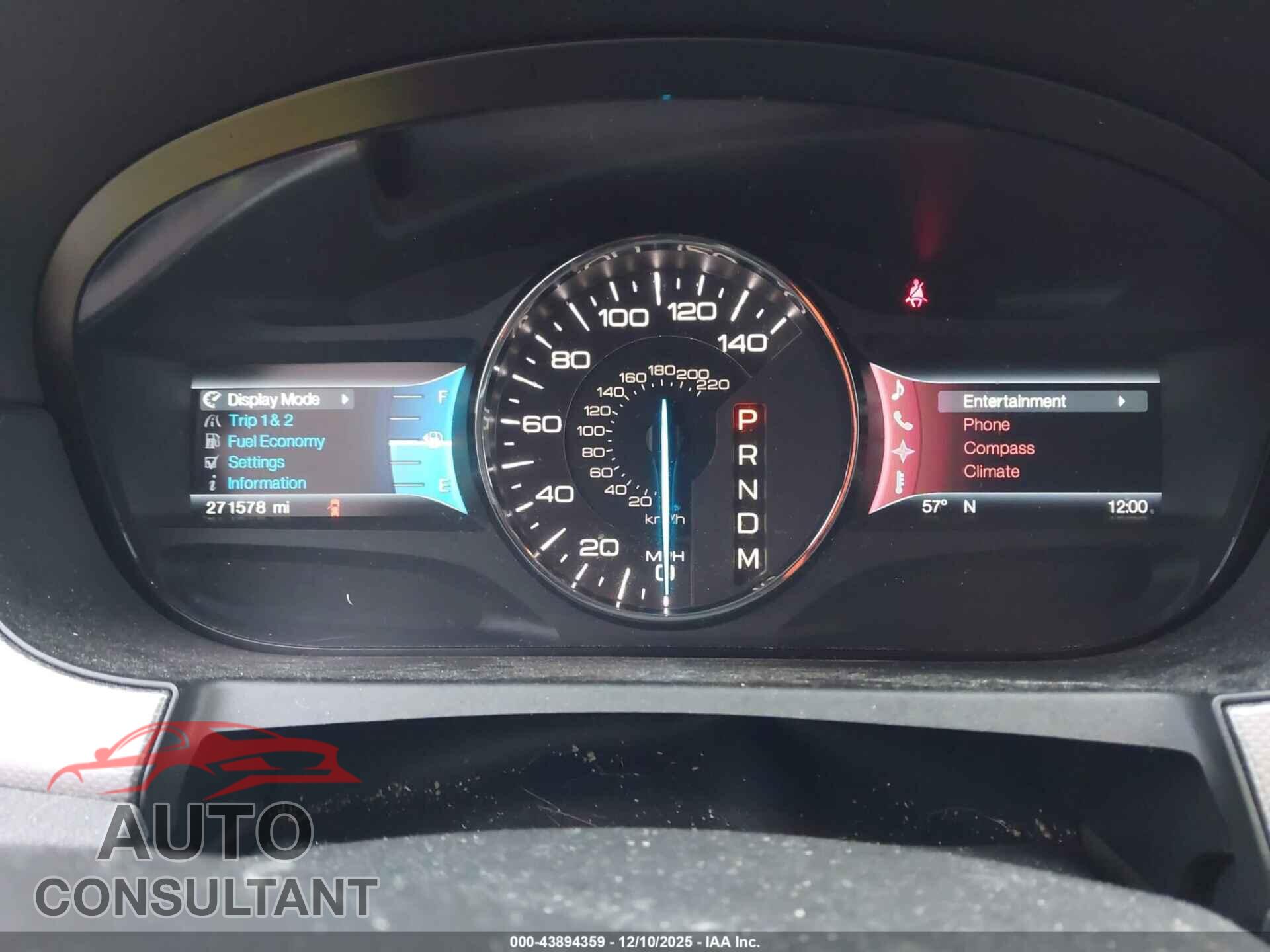 FORD EDGE 2012 - 2FMDK4JC9CBA04526