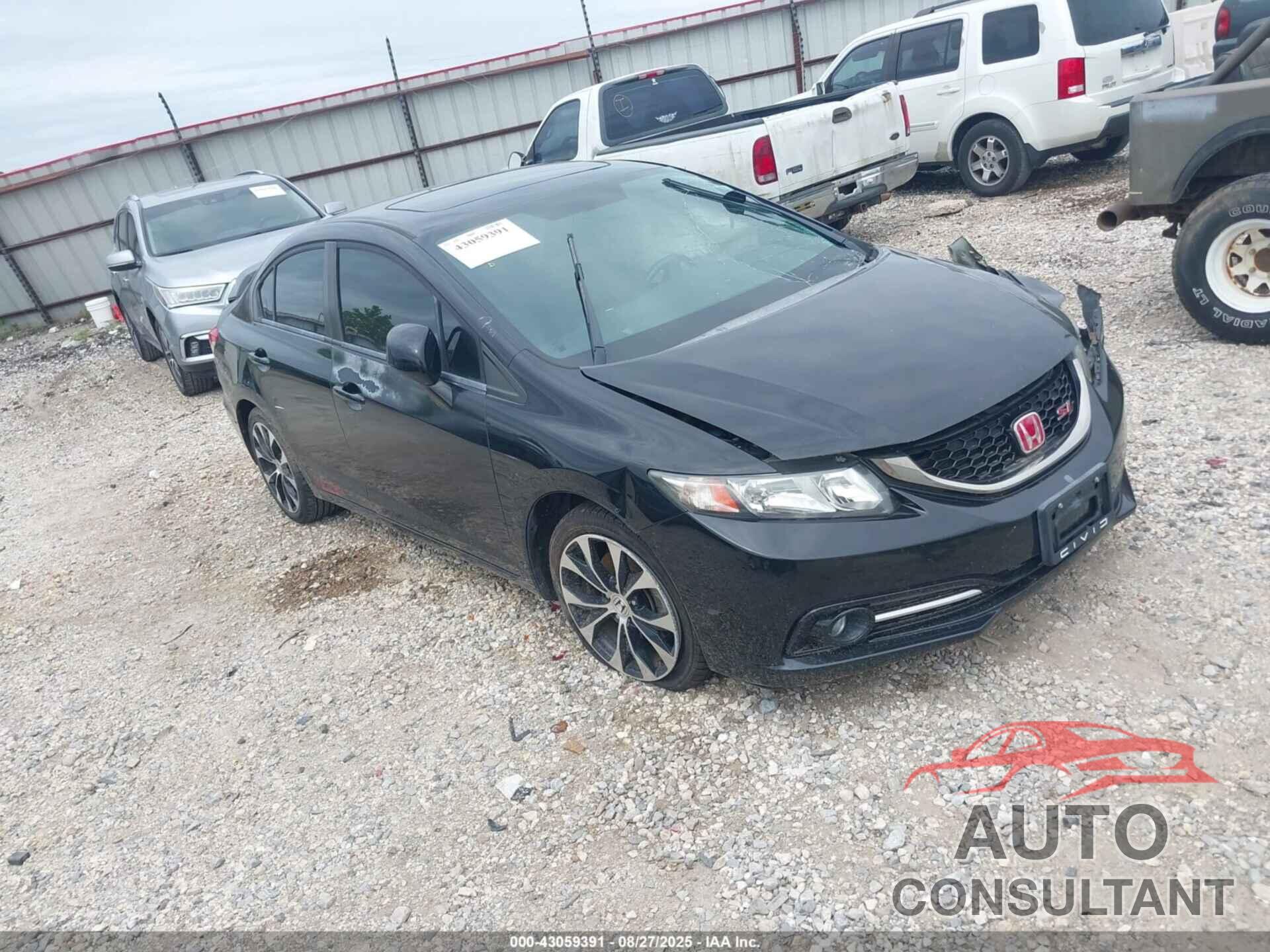 HONDA CIVIC 2013 - 2HGFB6E58DH700928