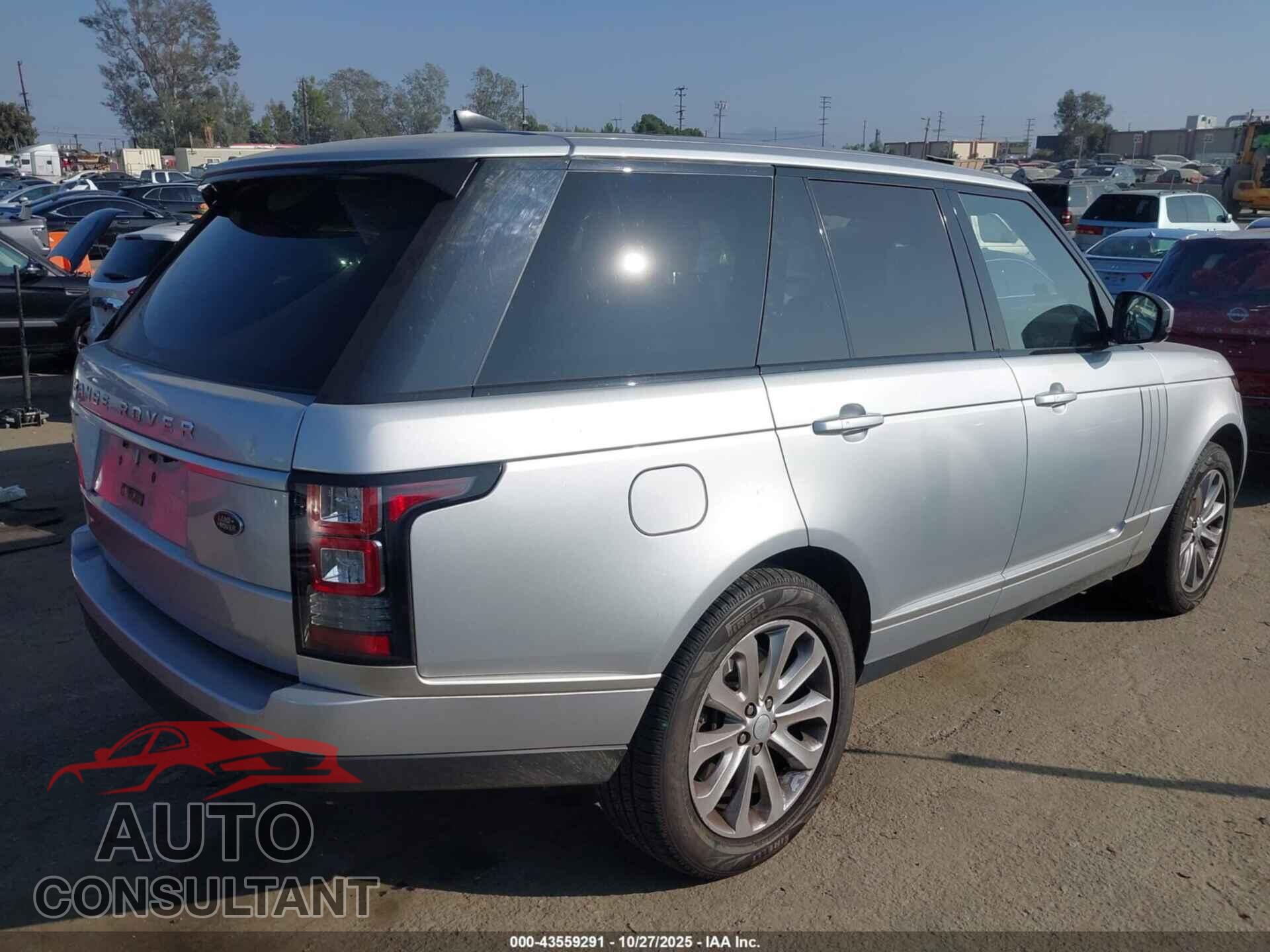 LAND ROVER RANGE ROVER 2017 - SALGS2FV0HA334387
