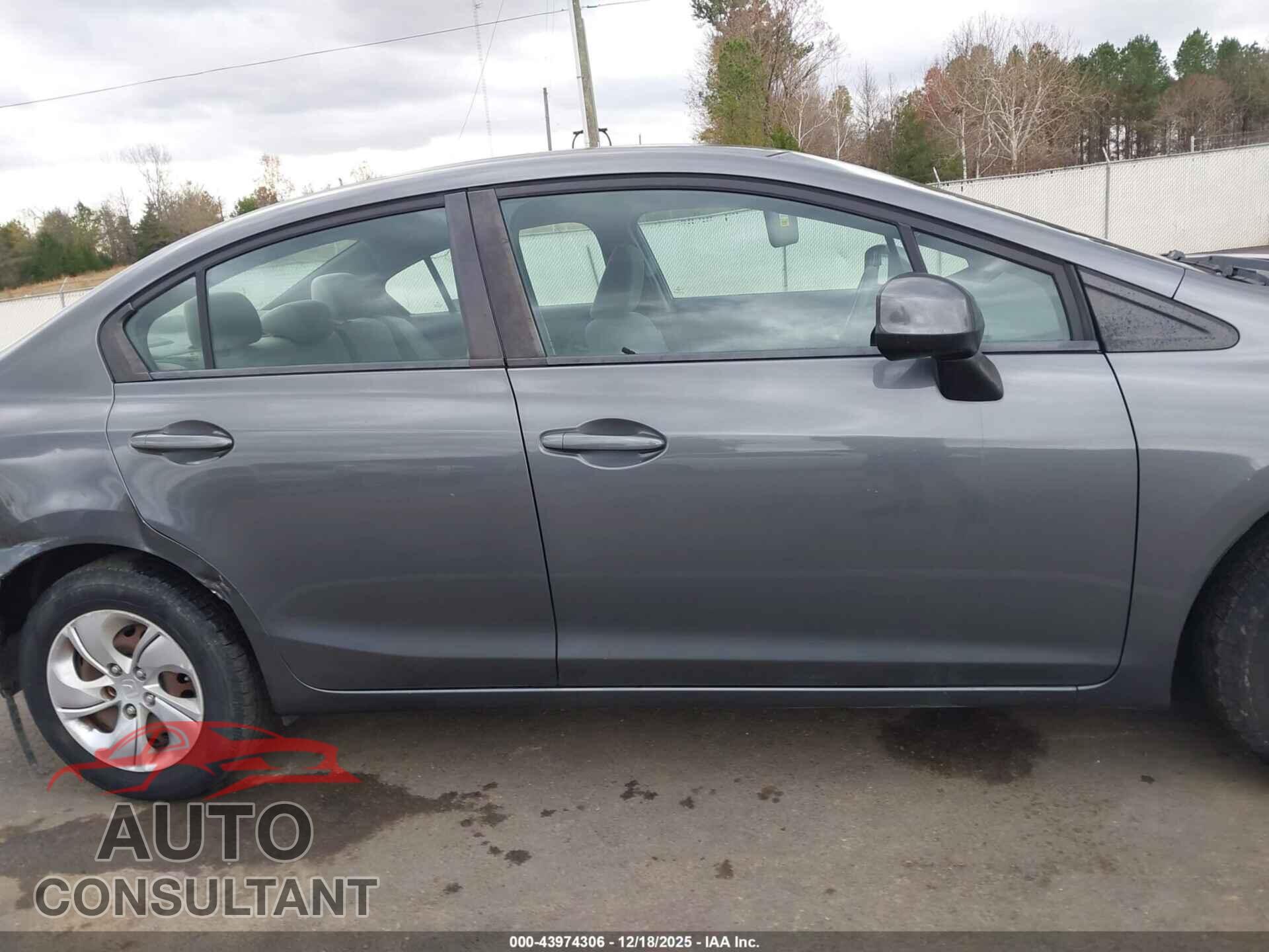 HONDA CIVIC 2013 - 19XFB2F58DE060124