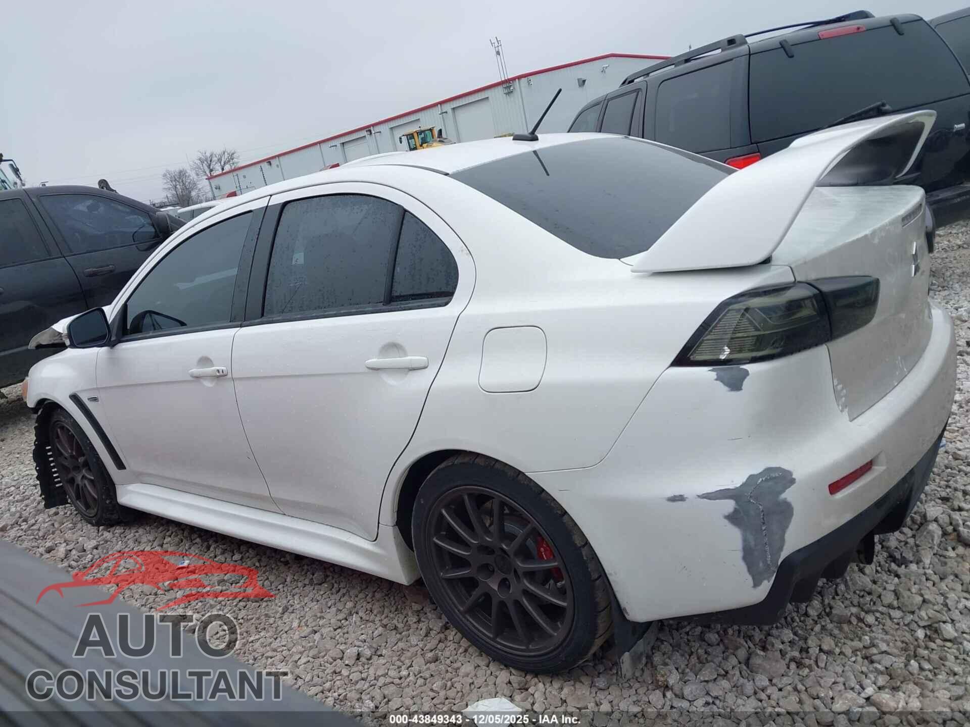 MITSUBISHI LANCER EVOLUTION 2015 - JA32W8FV3FU020509