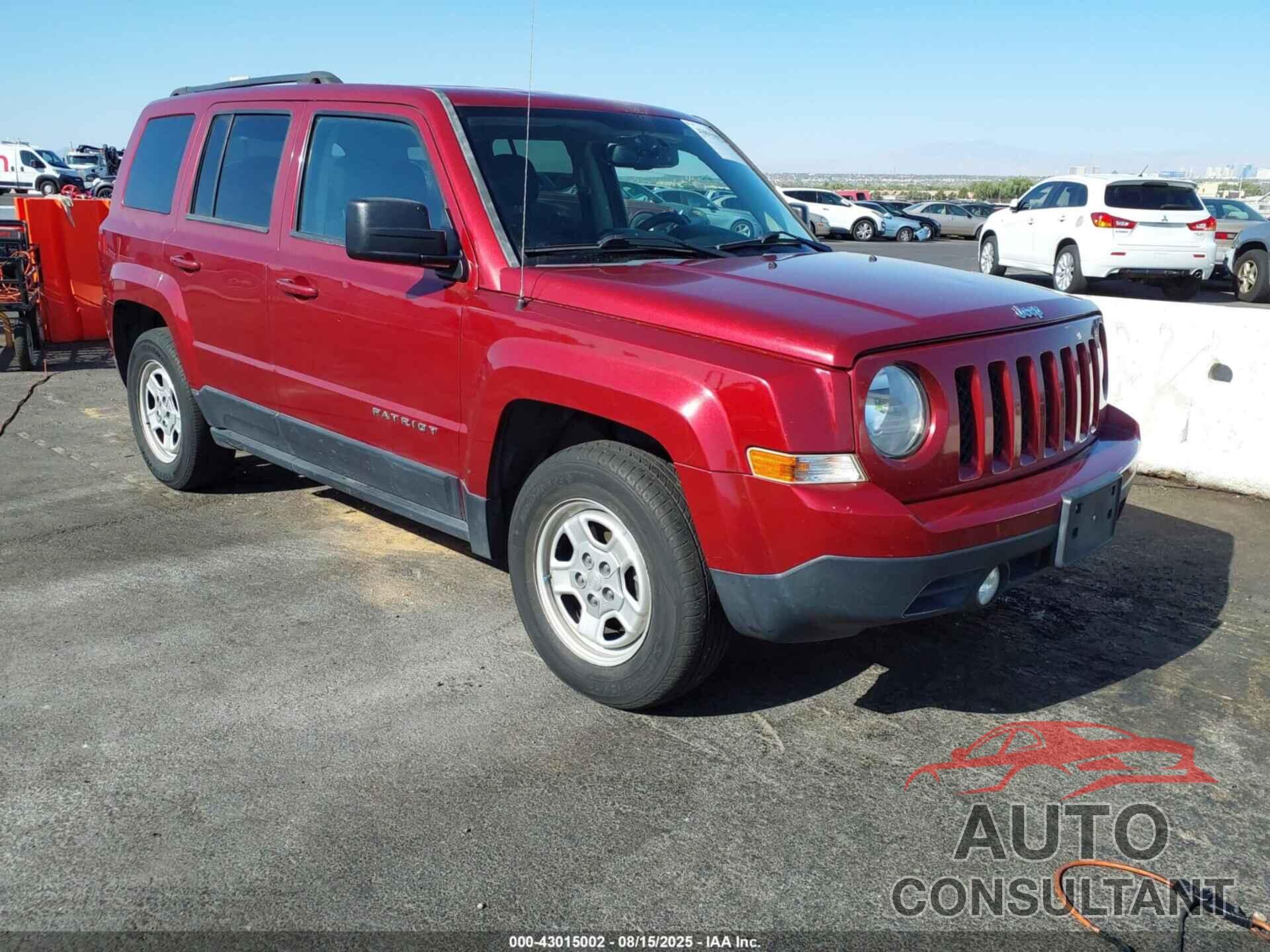 JEEP PATRIOT 2016 - 1C4NJPBA0GD744010