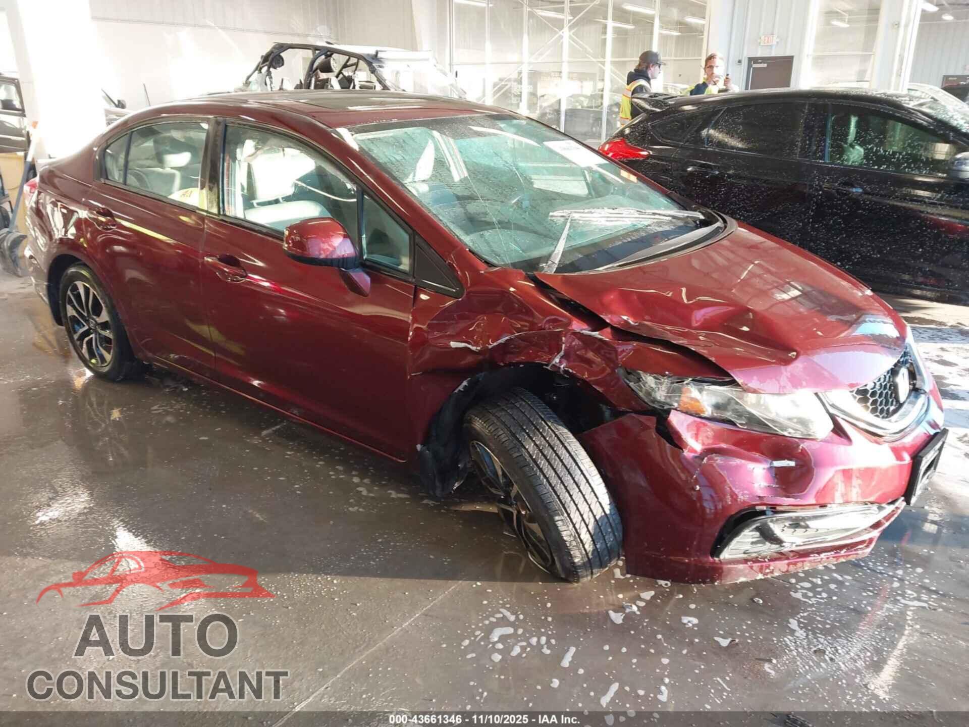 HONDA CIVIC 2013 - 19XFB2F82DE035357