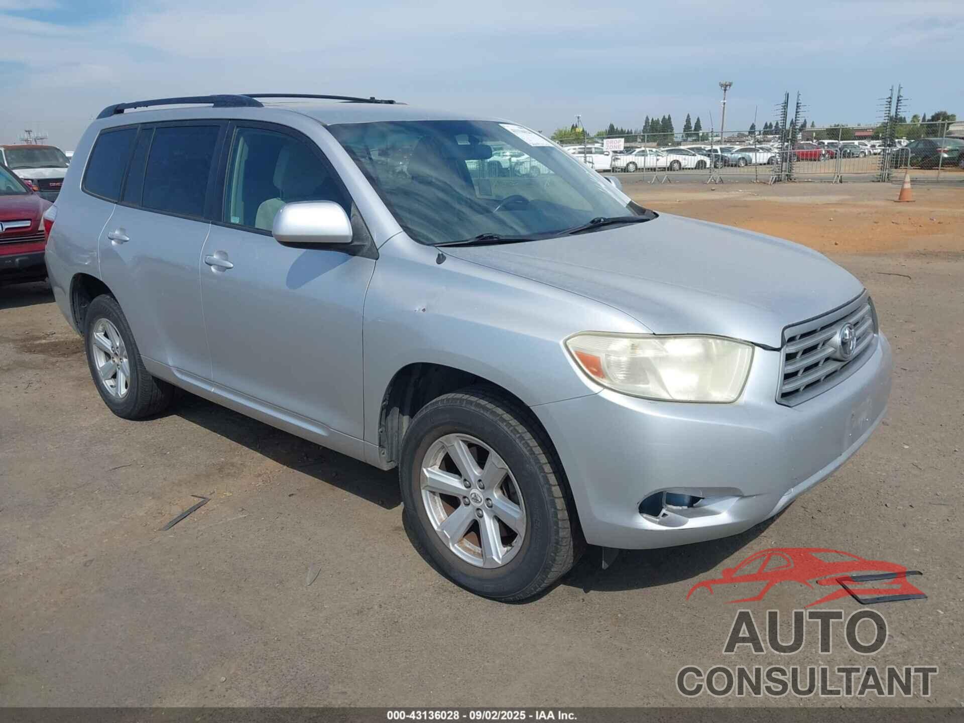 TOYOTA HIGHLANDER 2009 - JTEDA41A592004491