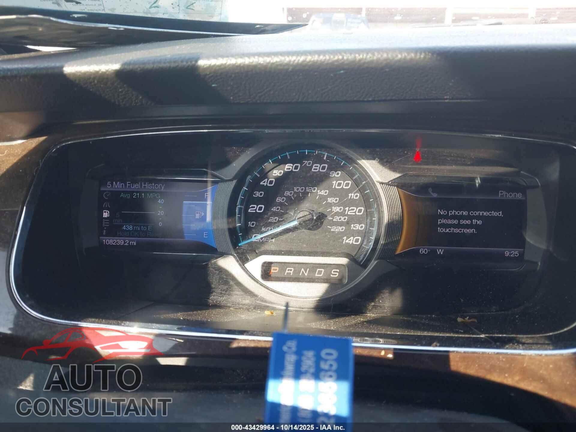 FORD TAURUS 2013 - 1FAHP2F99DG190867