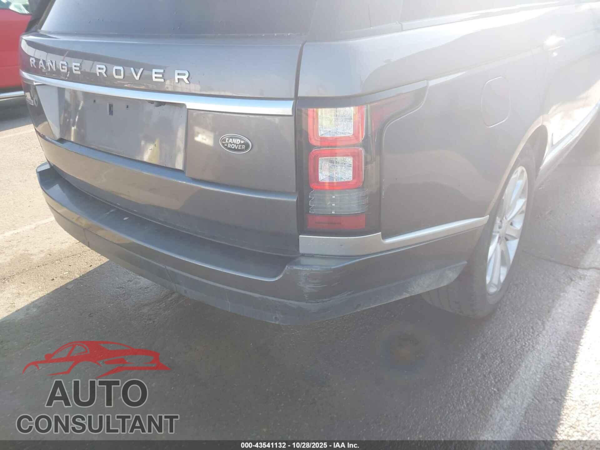 LAND ROVER RANGE ROVER 2017 - SALGS2FK6HA321133