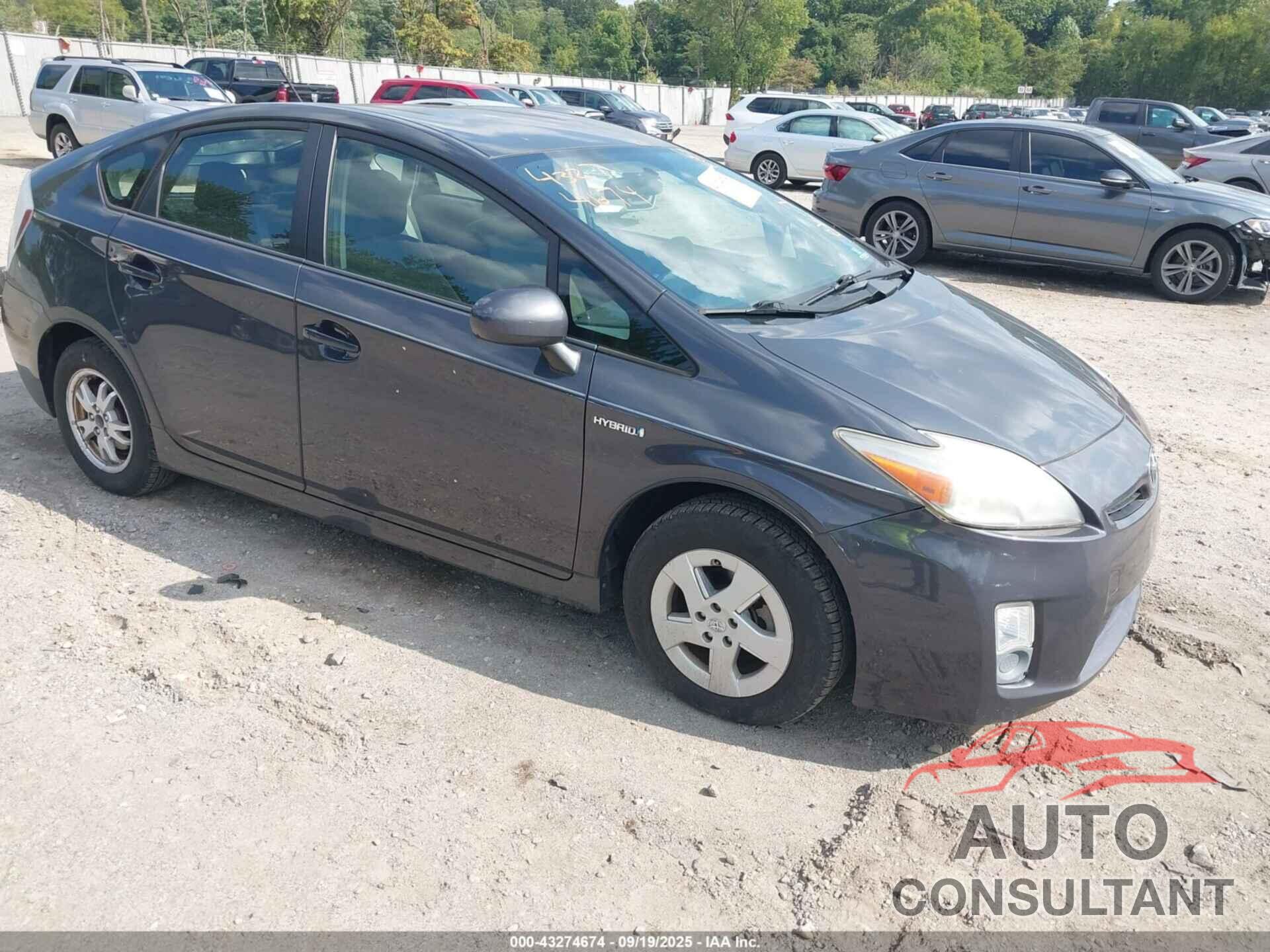 TOYOTA PRIUS 2010 - JTDKN3DU9A0165572