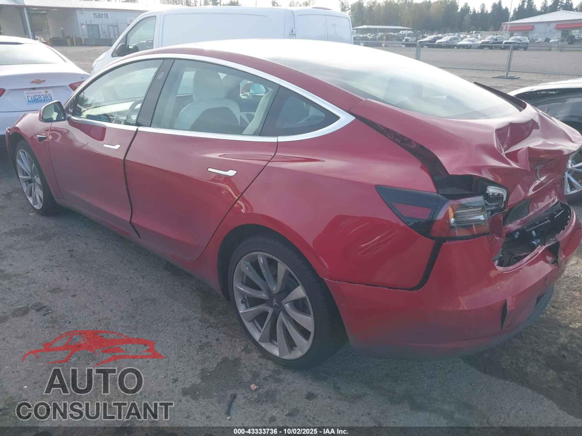 TESLA MODEL 3 2019 - 5YJ3E1EA3KF302408