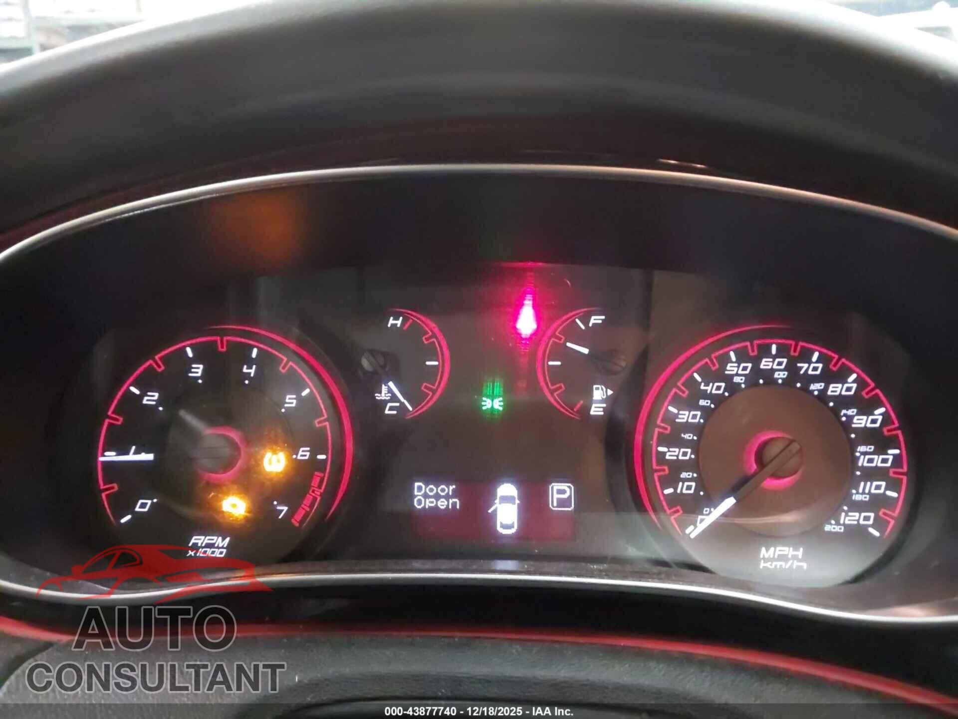 DODGE DART 2015 - 1C3CDFBBXFD403847