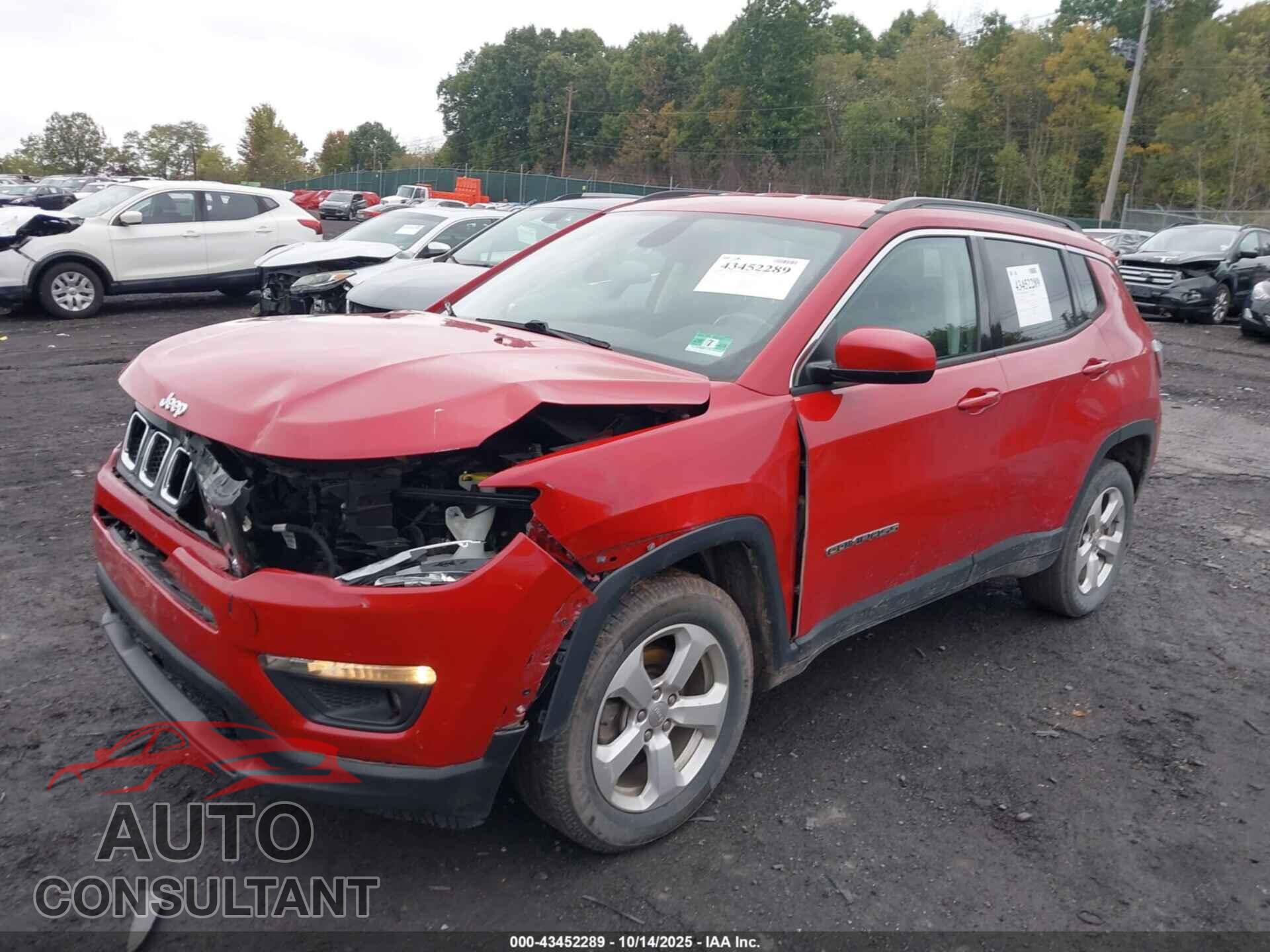 JEEP COMPASS 2018 - 3C4NJDBB7JT314337