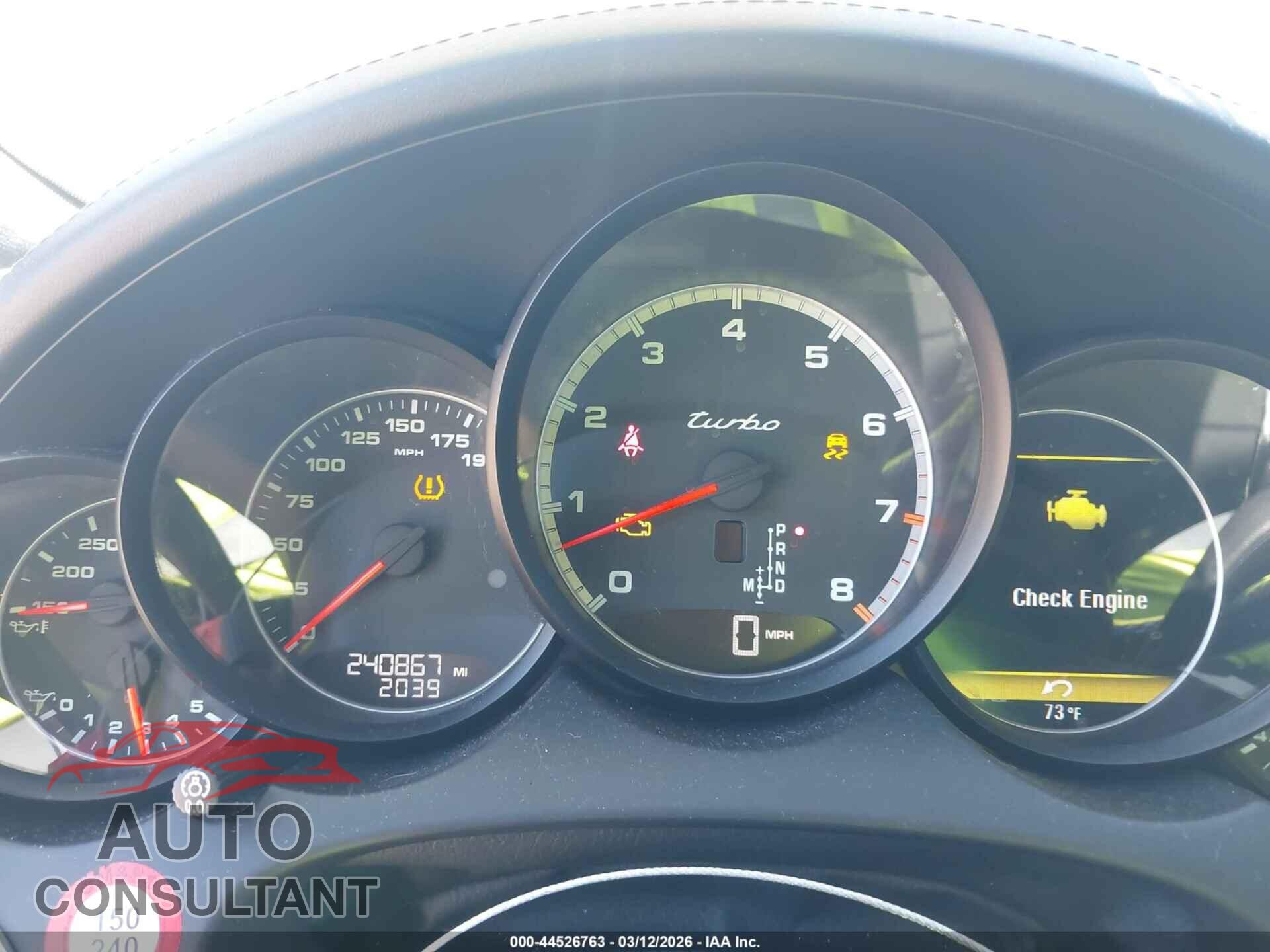 PORSCHE CAYENNE 2011 - WP1AC2A2XBLA81323