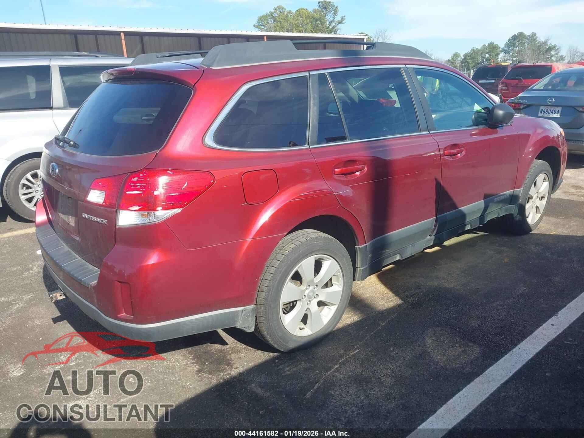 SUBARU OUTBACK 2012 - 4S4BRCCC5C3238124