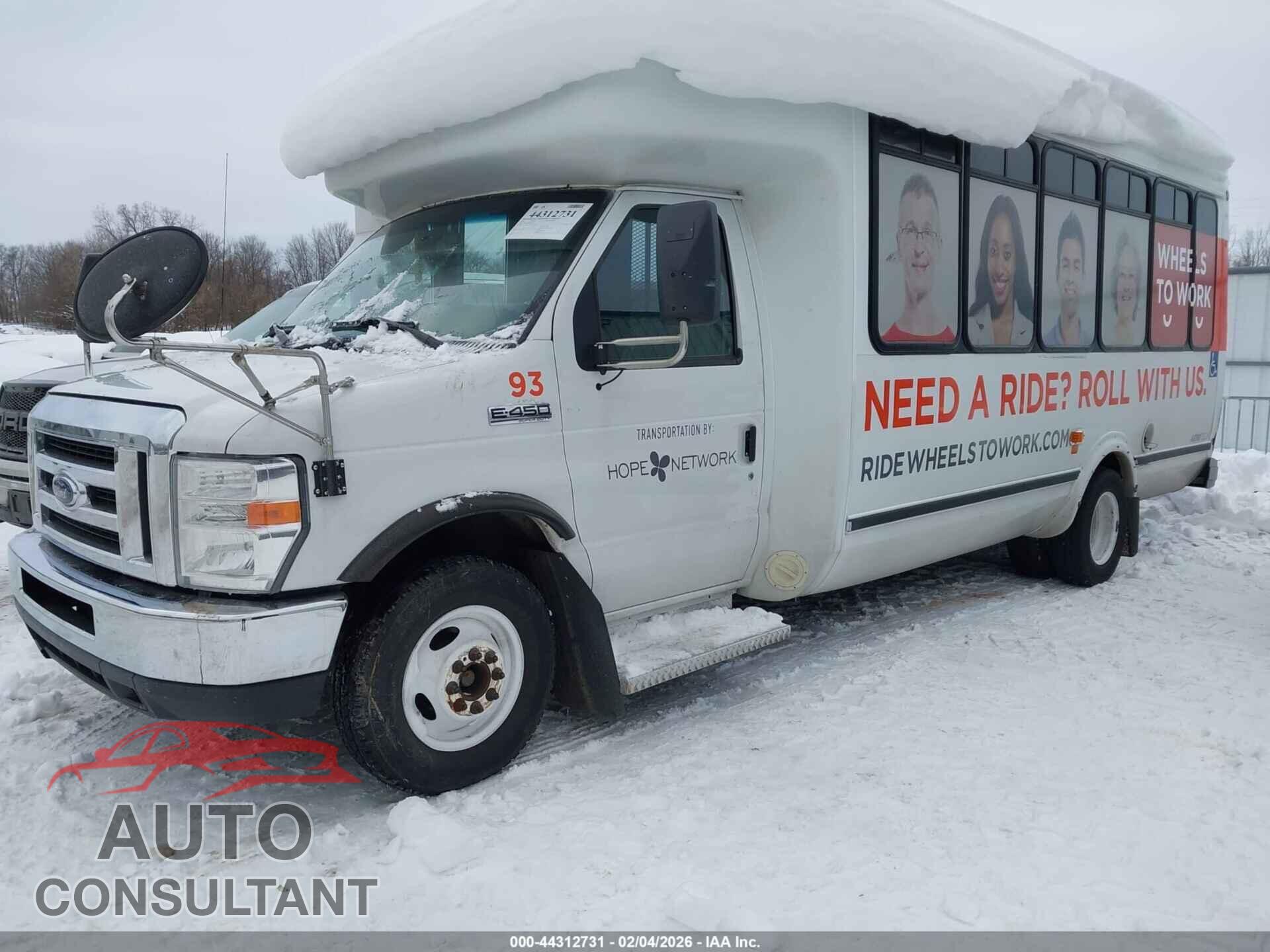 FORD E-450 CUTAWAY 2019 - 1FDFE4FS8KDC26032