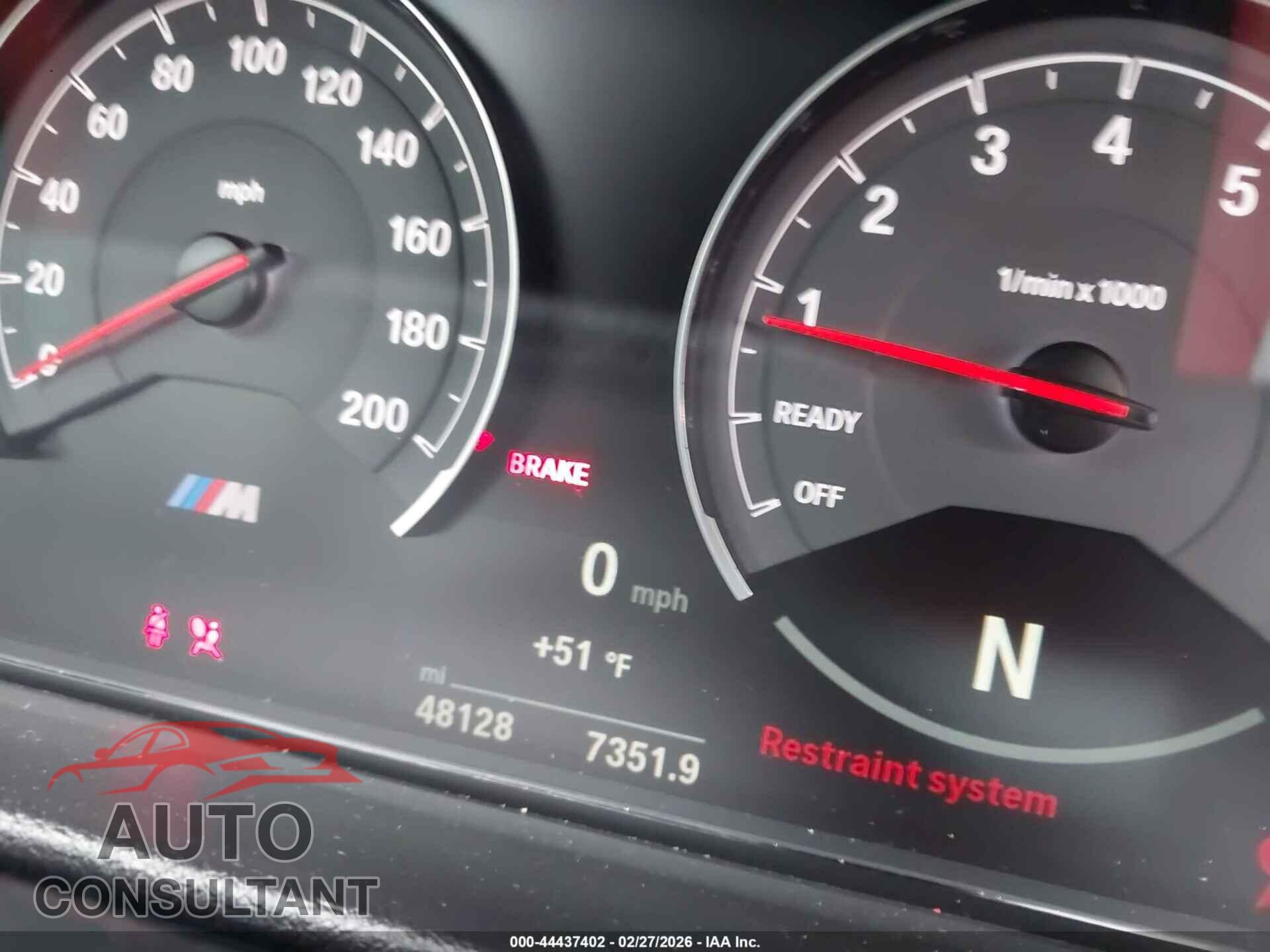 BMW M3 2016 - WBS8M9C51G5E68072
