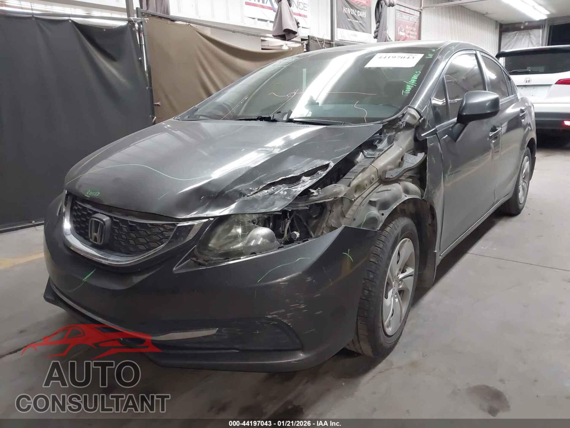 HONDA CIVIC 2013 - 2HGFB2F59DH519988