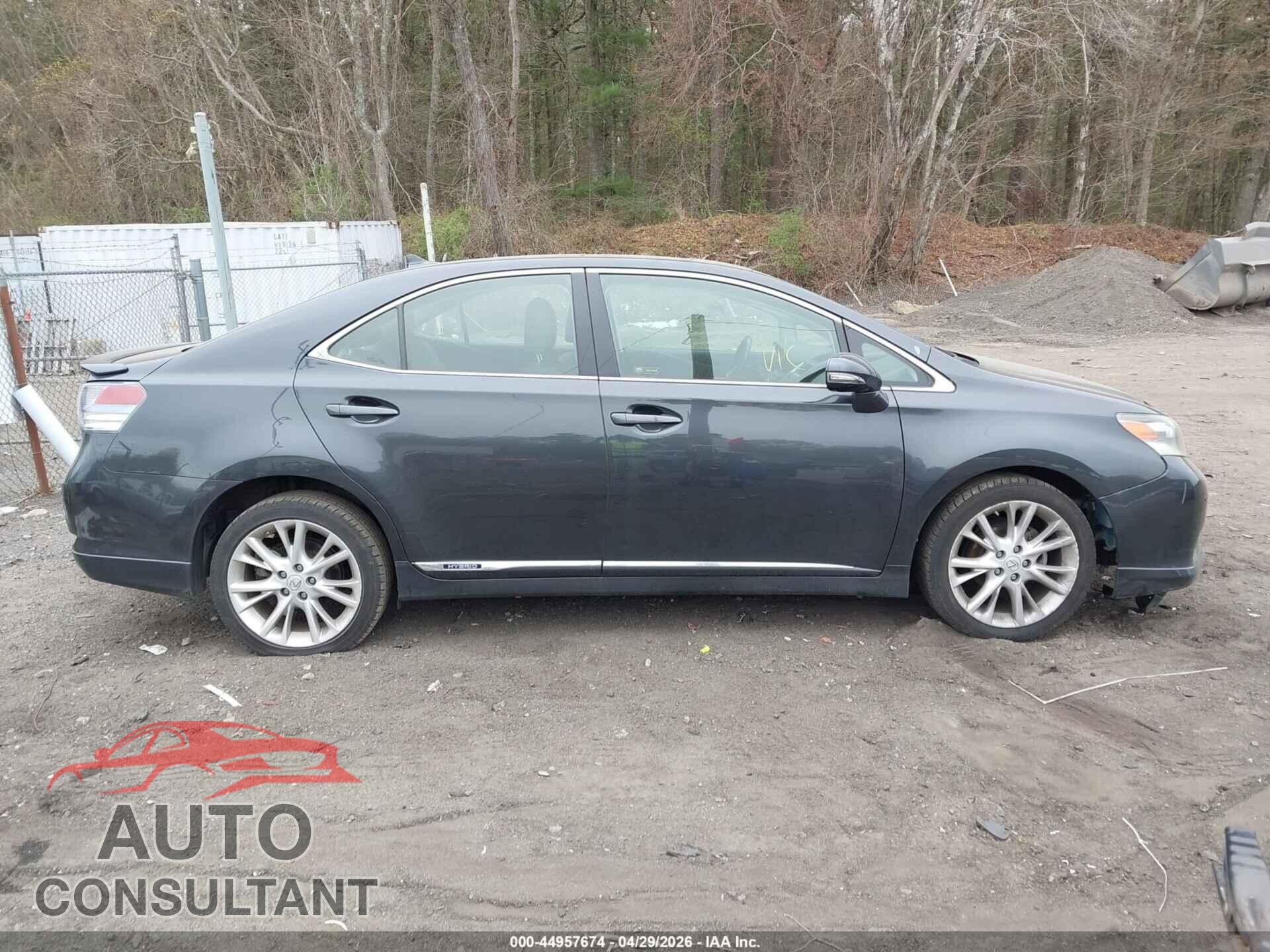 LEXUS HS 250H 2010 - JTHBB1BA2A2014386