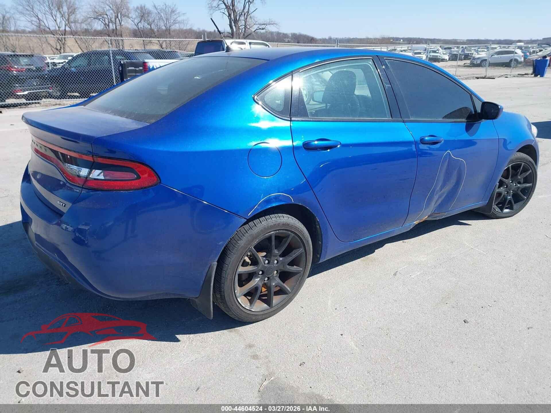 DODGE DART 2013 - 1C3CDFBA5DD211384